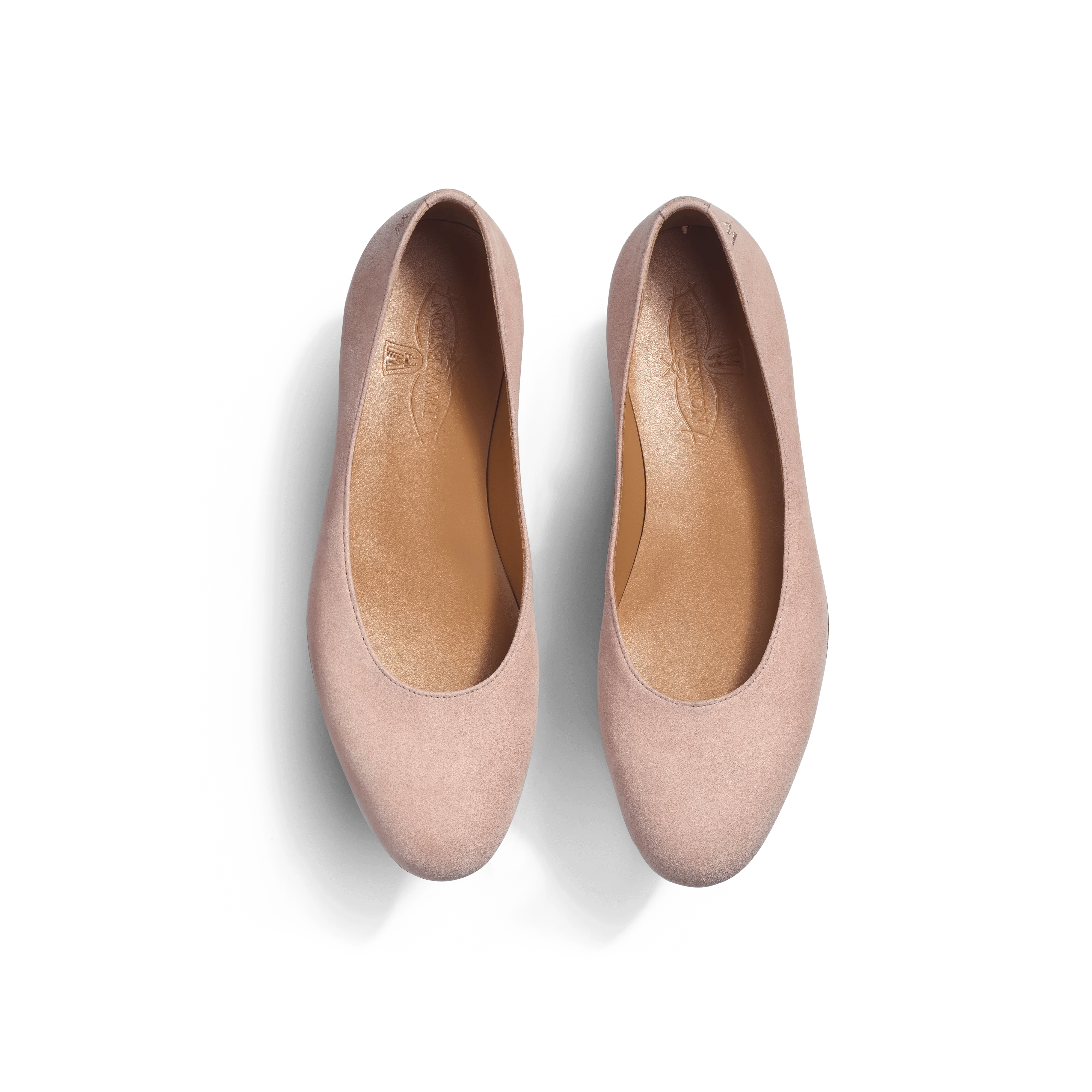 Ballerine [femme cuir chèvre velours nude] - Image 3