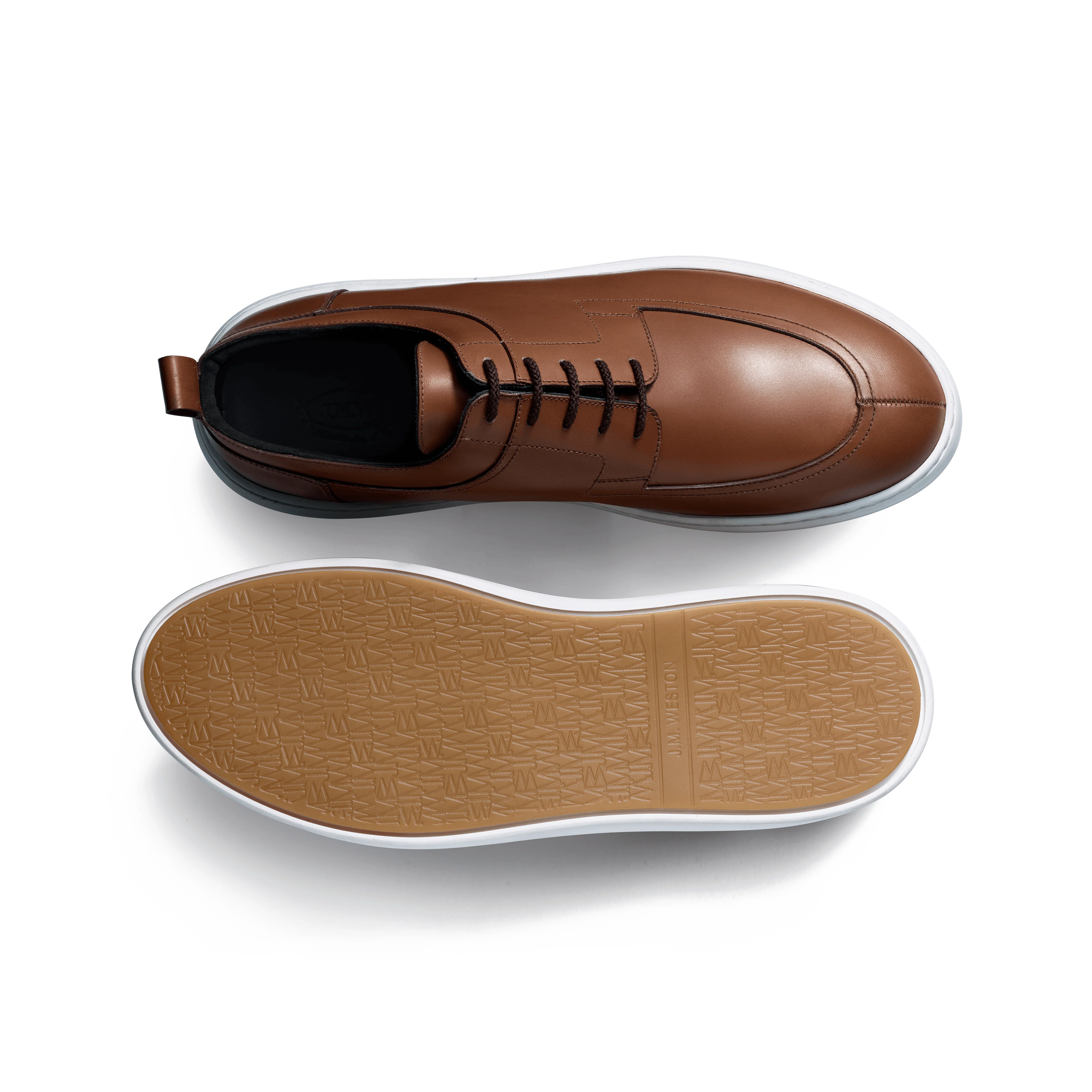 Basket Chasse On Time [cuir veau sport marron bergeronnette] - Image 4