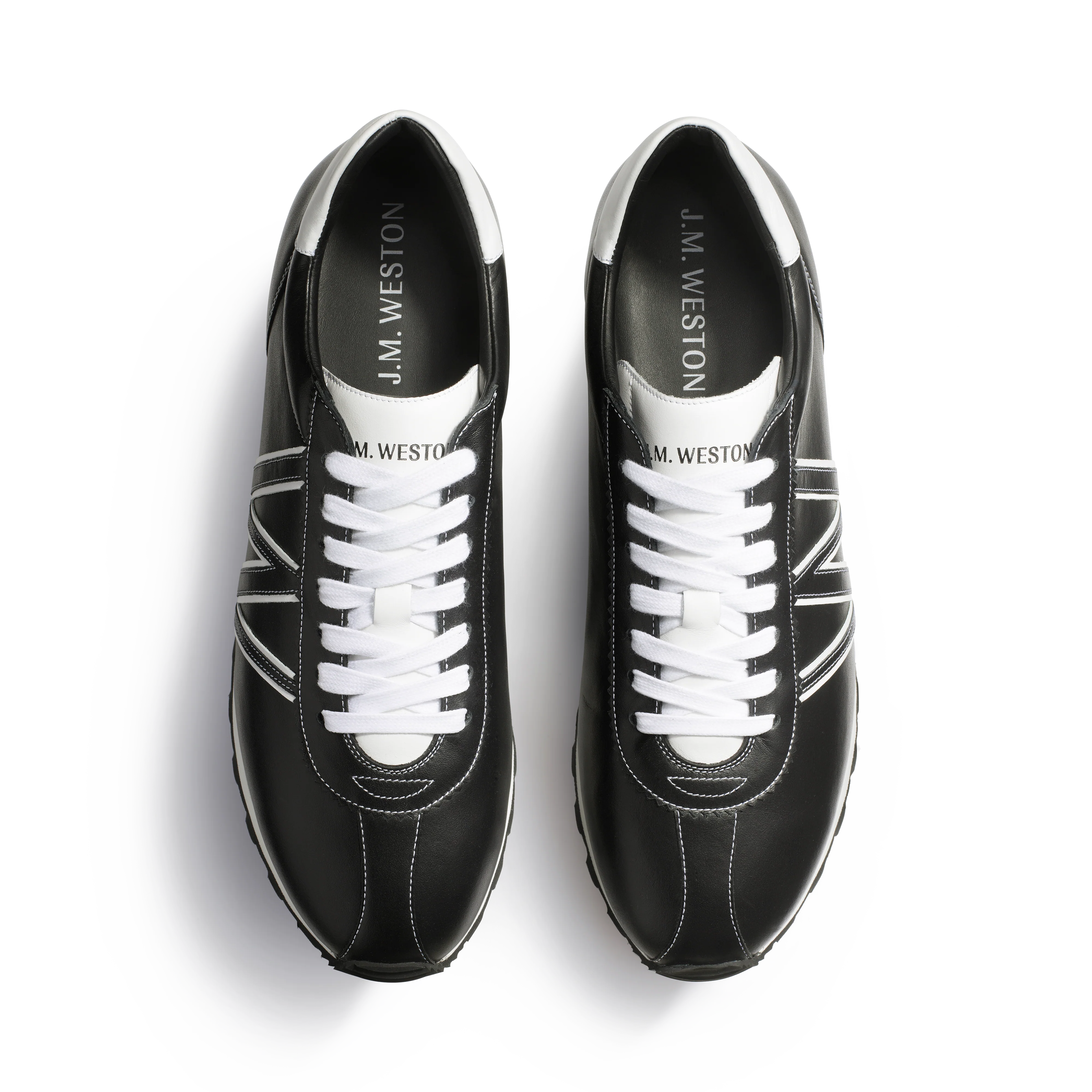 Basket On My Way [cuir lisse noir] - Image 3