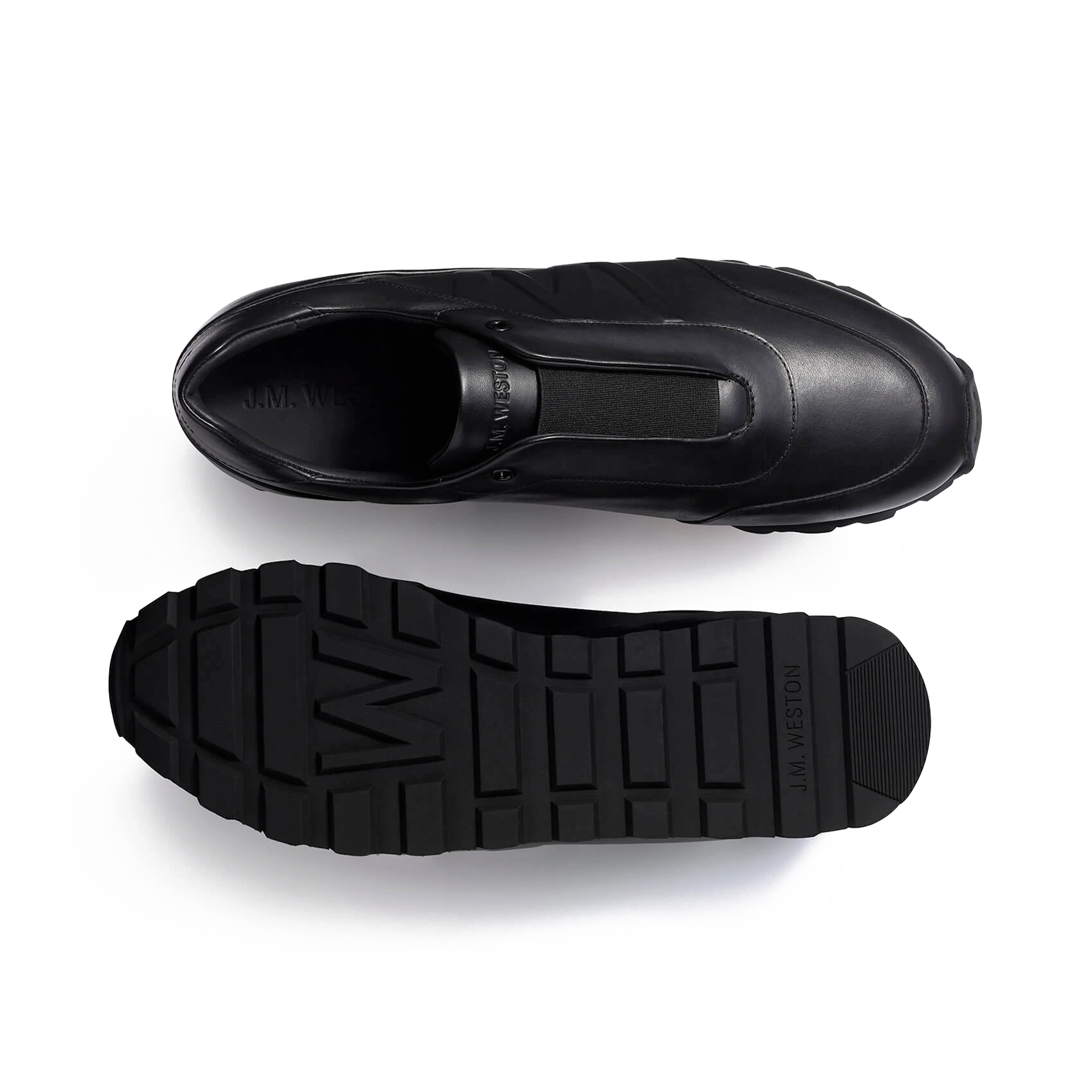Basket On My Way Racing [cuir lisse sport noir] - Image 4