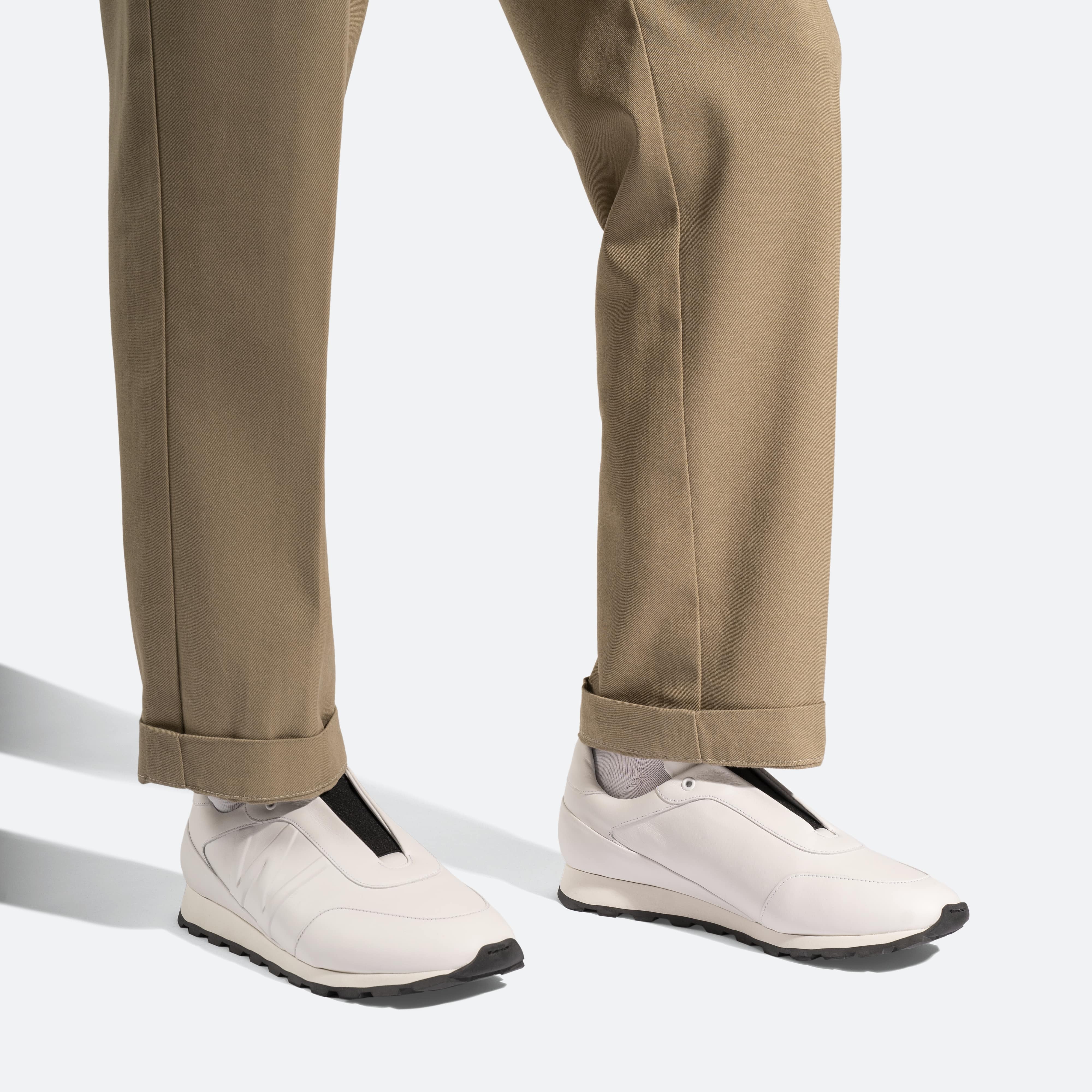 Basket On My Way Racing [cuir veau sport blanc] - Image 5