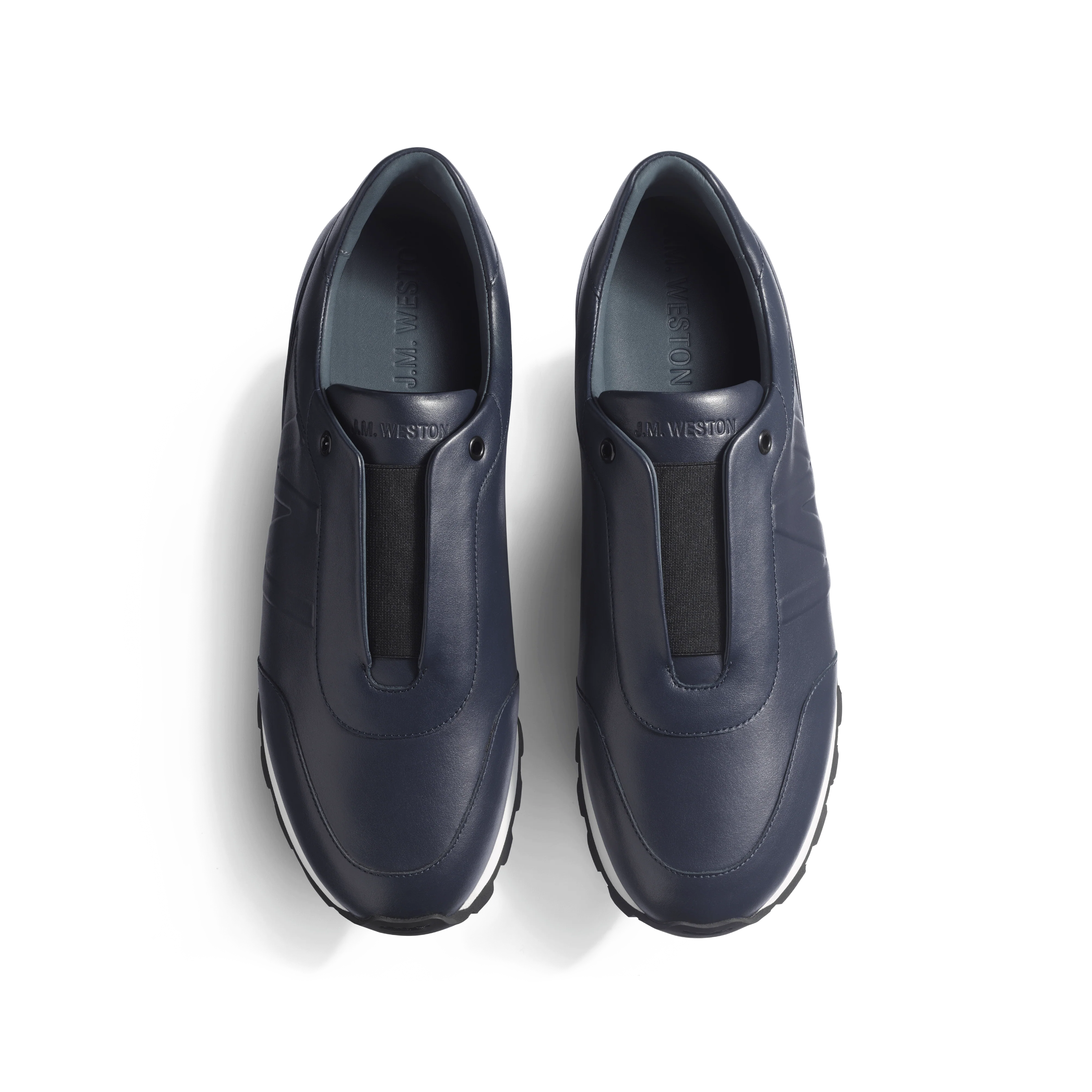Basket On My Way Racing [cuir veau sport marine] - Image 3