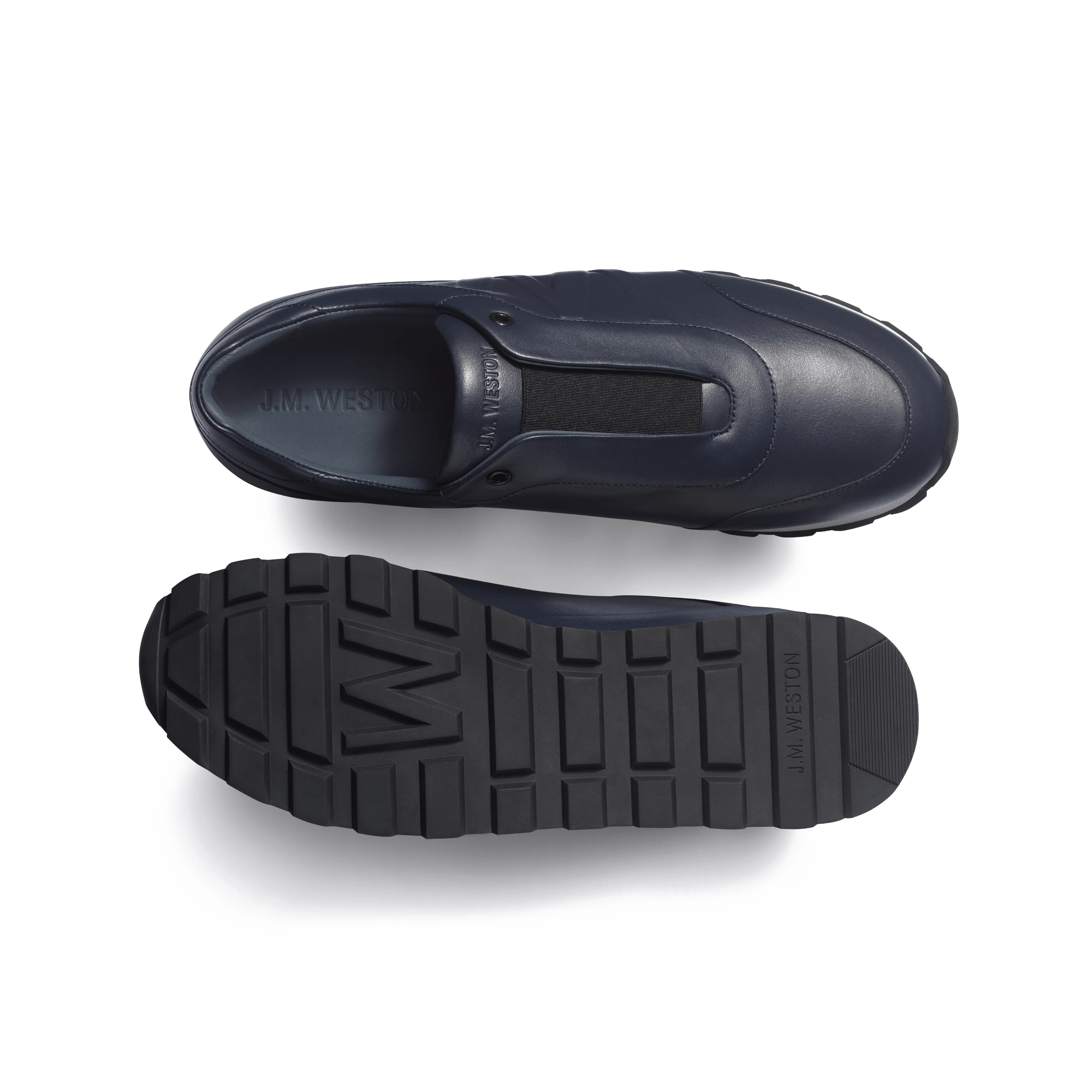 Basket On My Way Racing [cuir veau sport marine] - Image 4