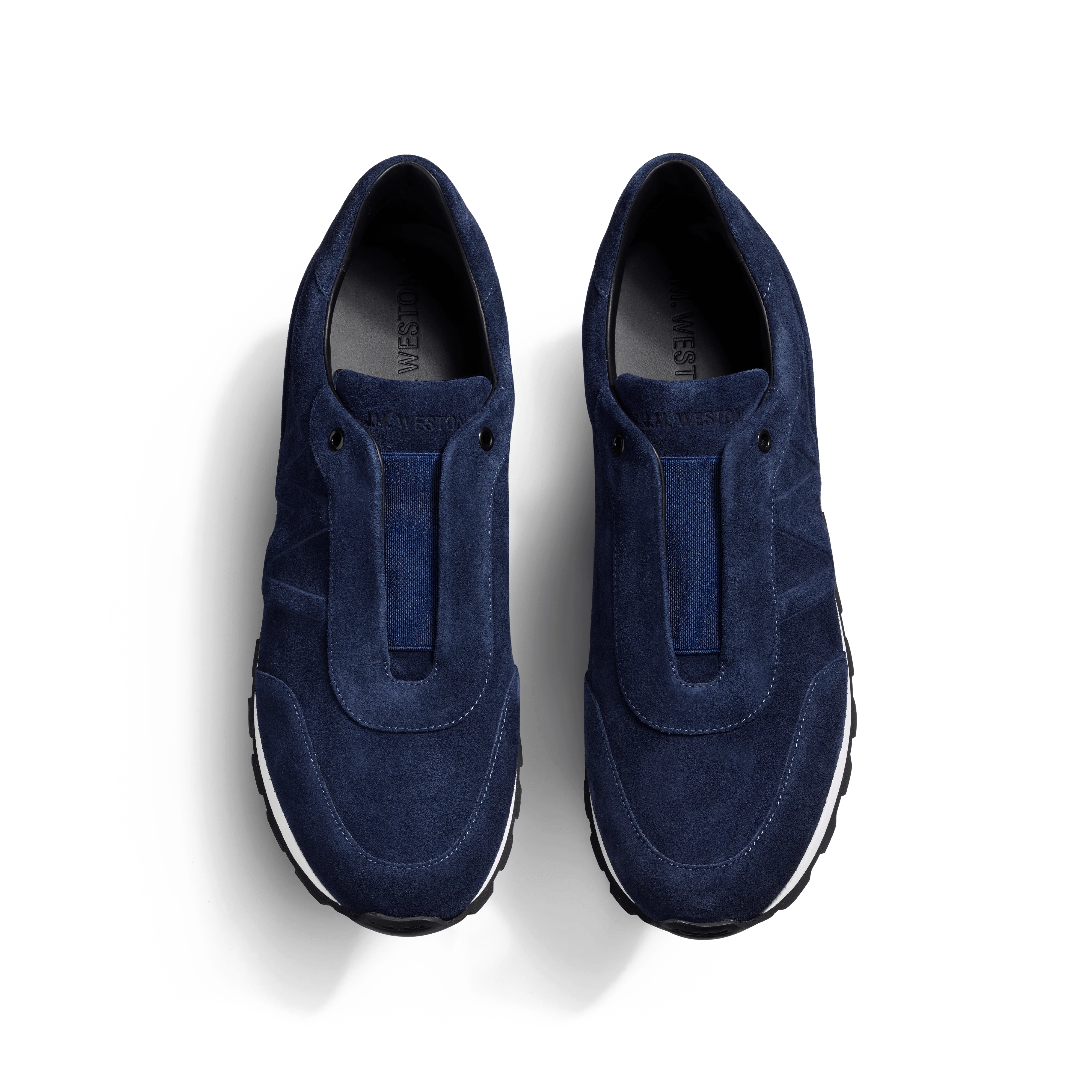 Basket On My Way Racing [cuir veau velours marine] - Image 3