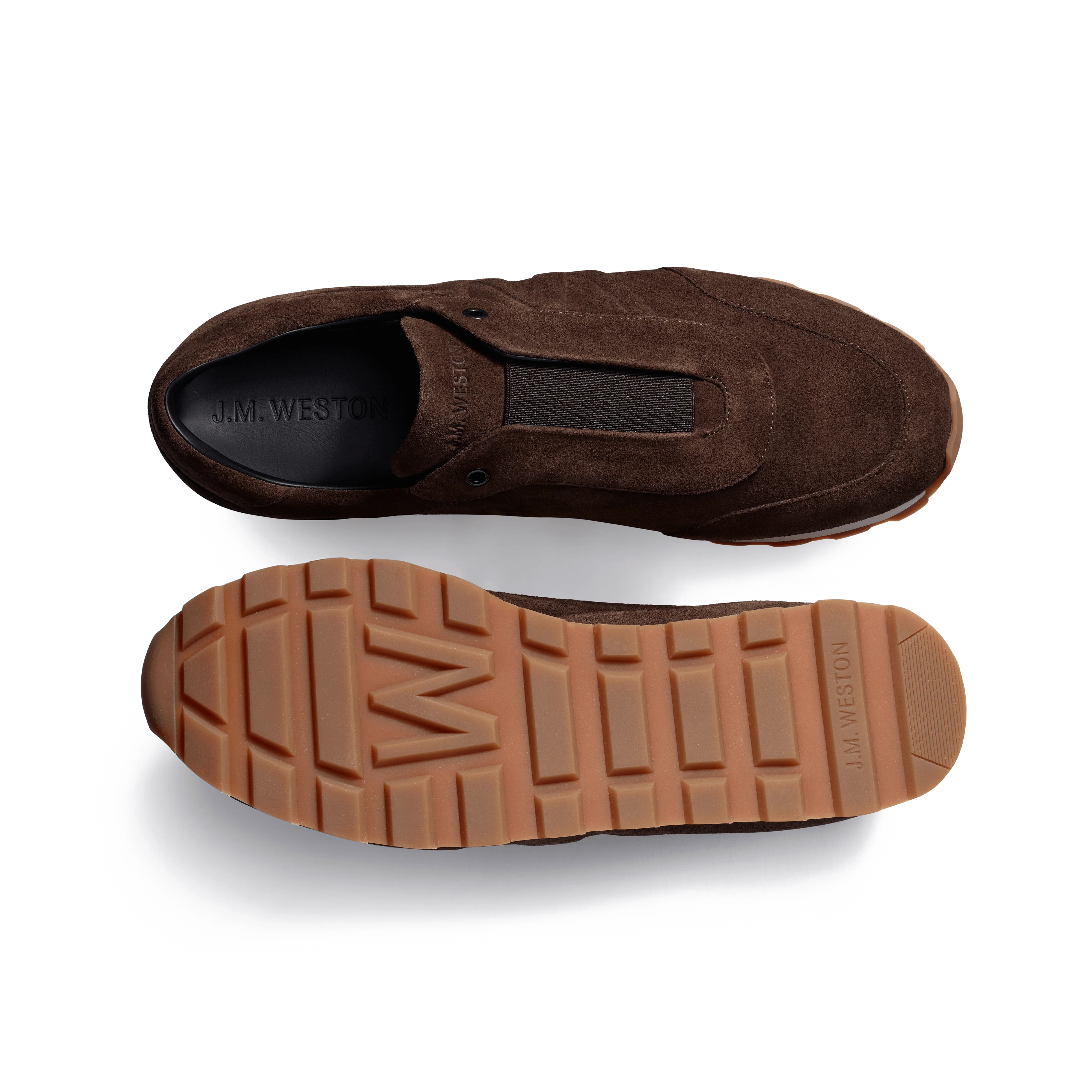Basket On My Way Racing [cuir veau velours marron] - Image 4