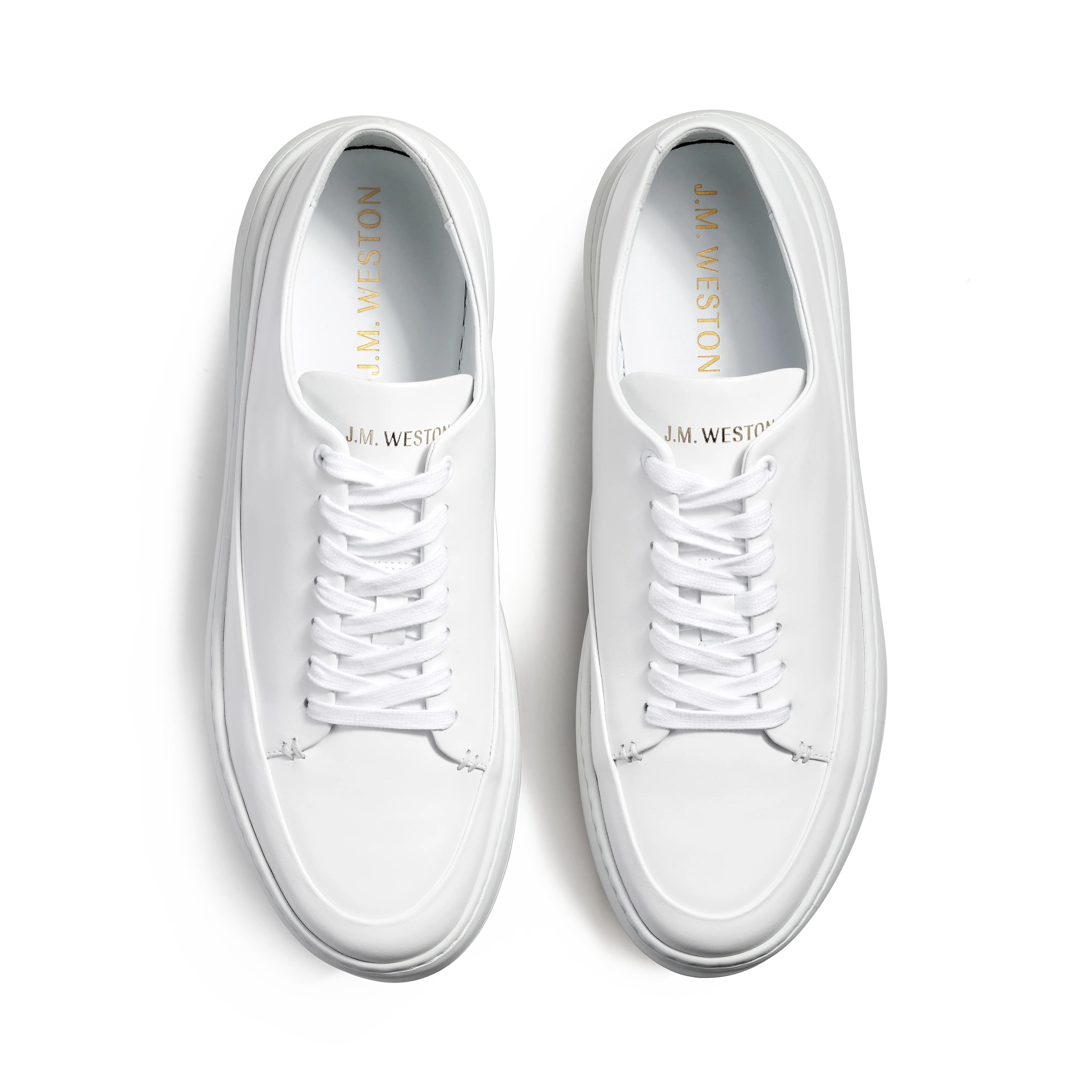 Basket On Time Canasta [cuir lisse blanc] - Image 3