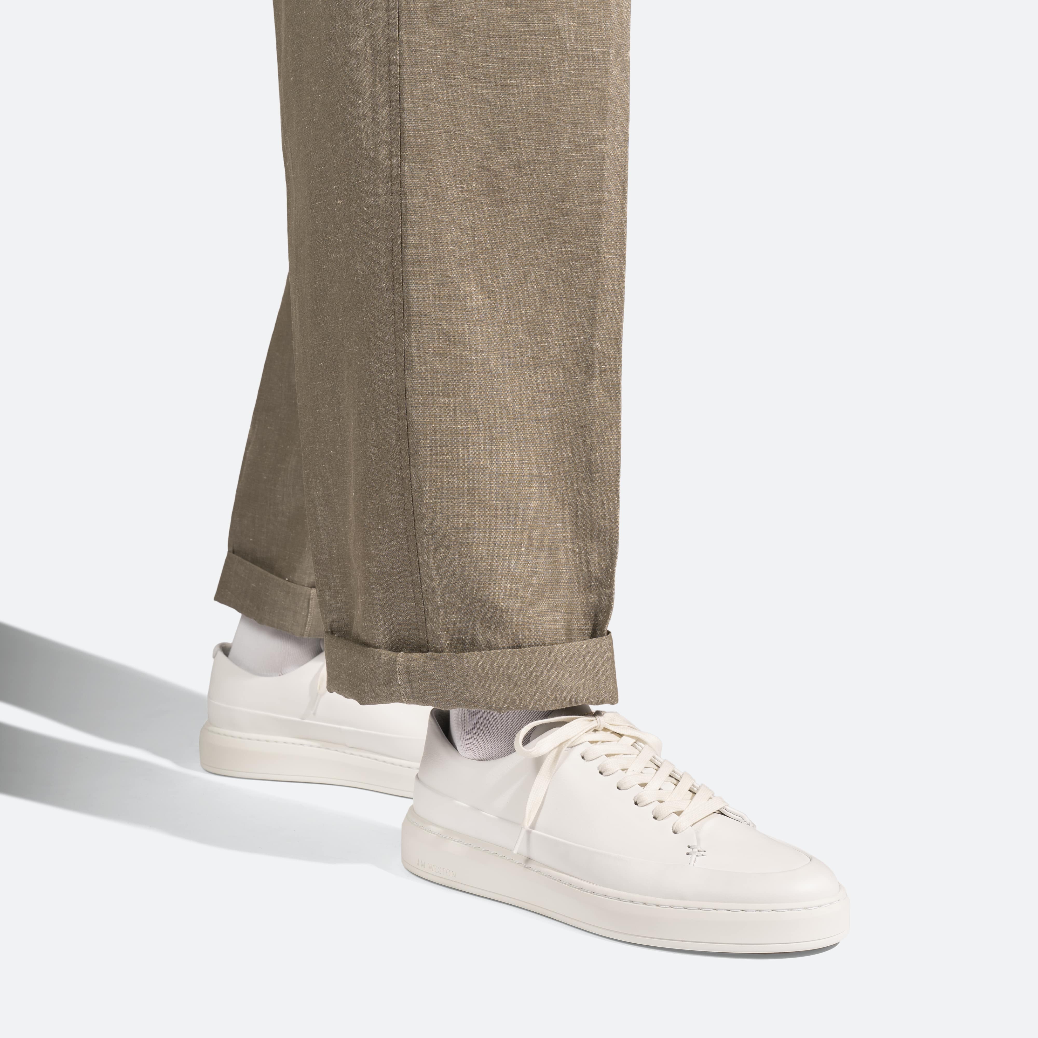 Basket On Time Canasta [cuir lisse blanc] - Image 5