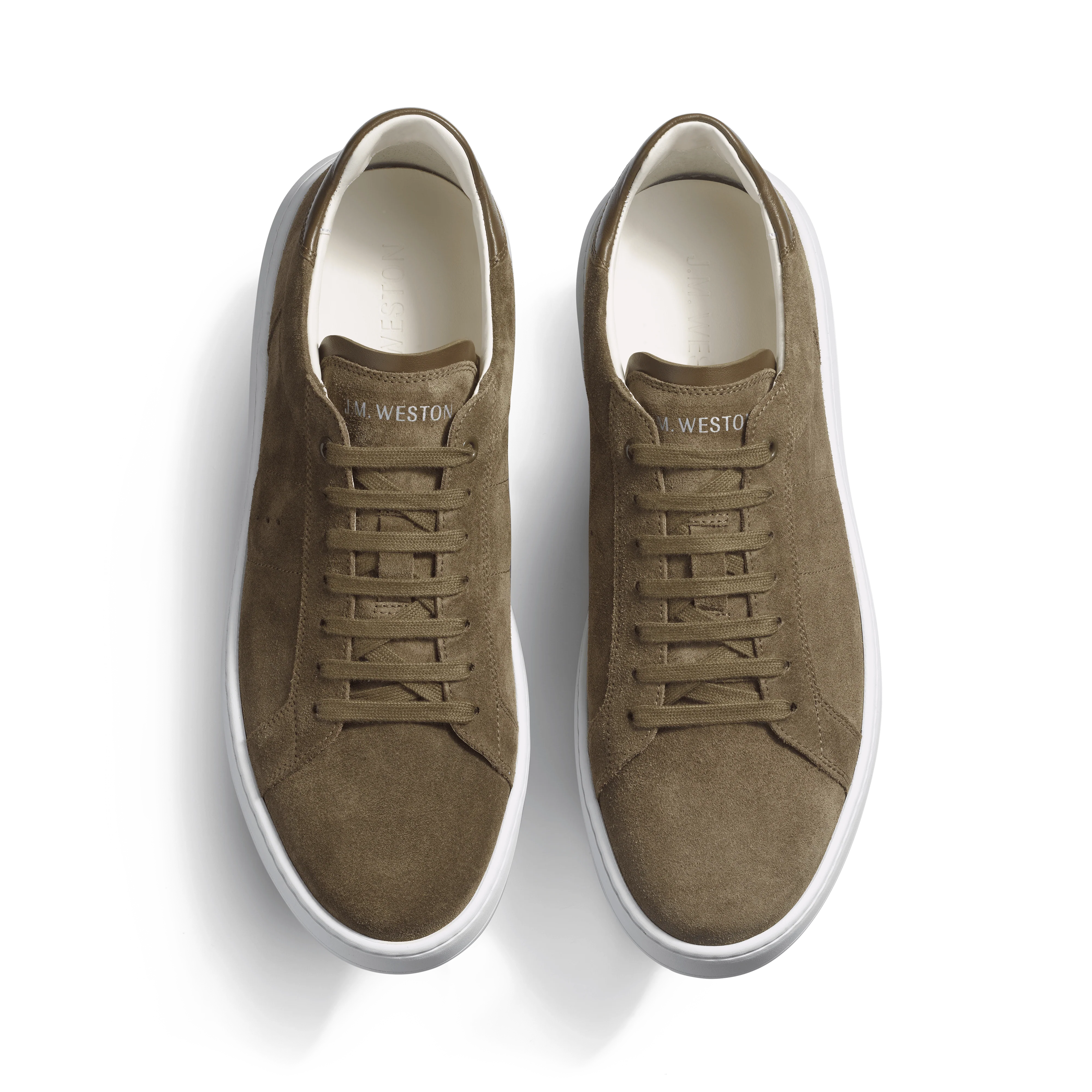 Basket On Time [cuir veau velours mousse] - Image 3