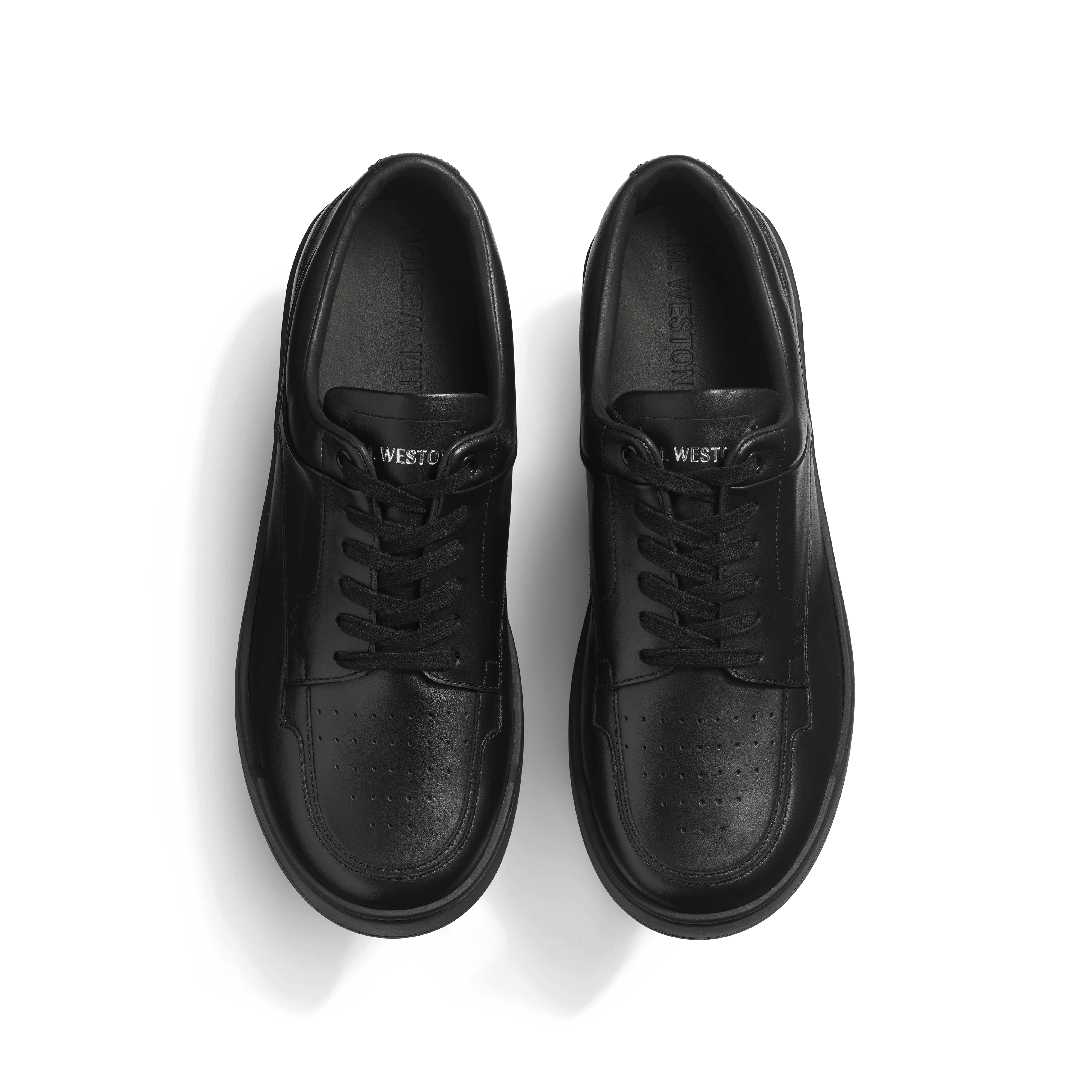 Basket On Top [cuir veau sport noir] - Image 3