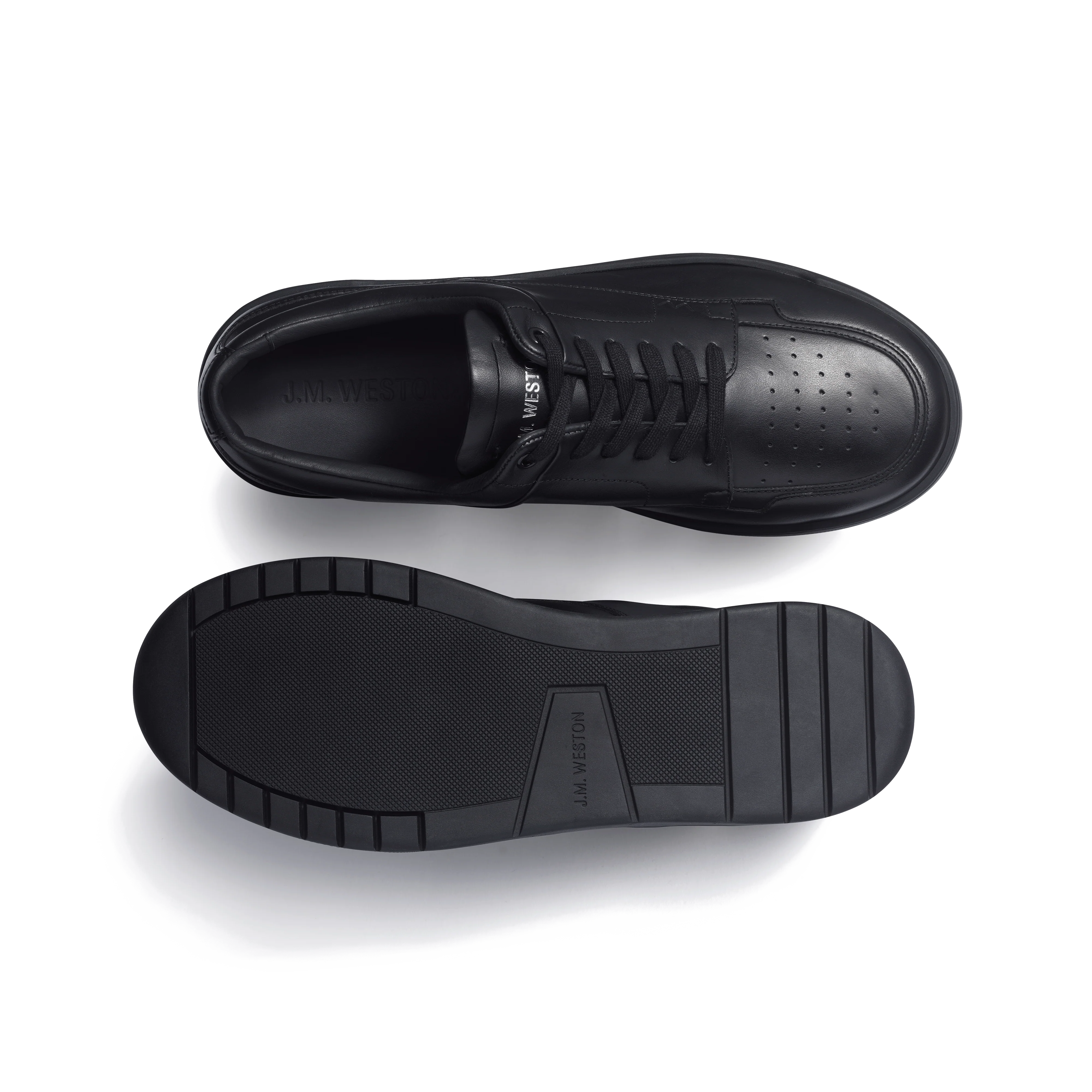 Basket On Top [cuir veau sport noir] - Image 4