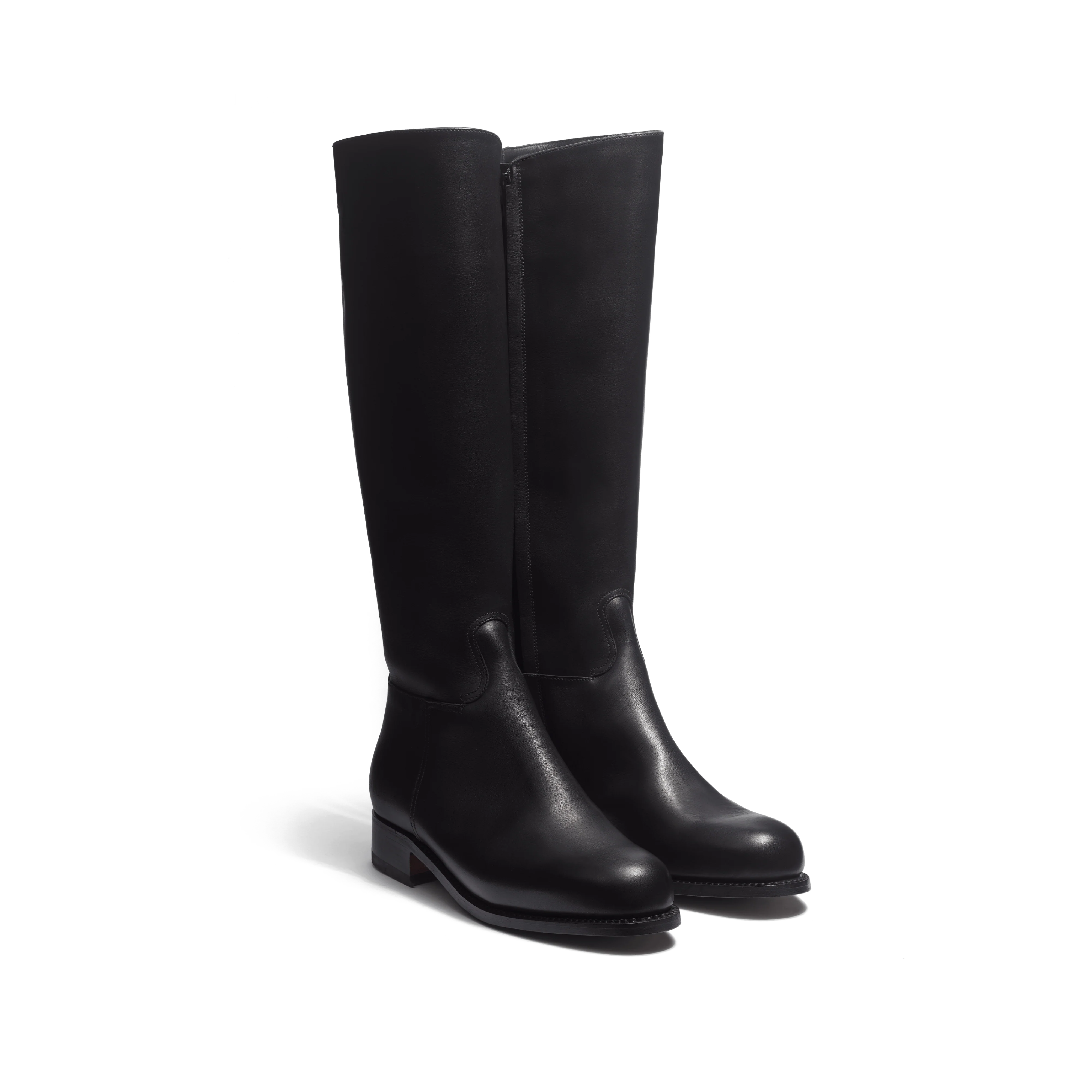 Botte [femme cuir veau lisse noir] - Image 2