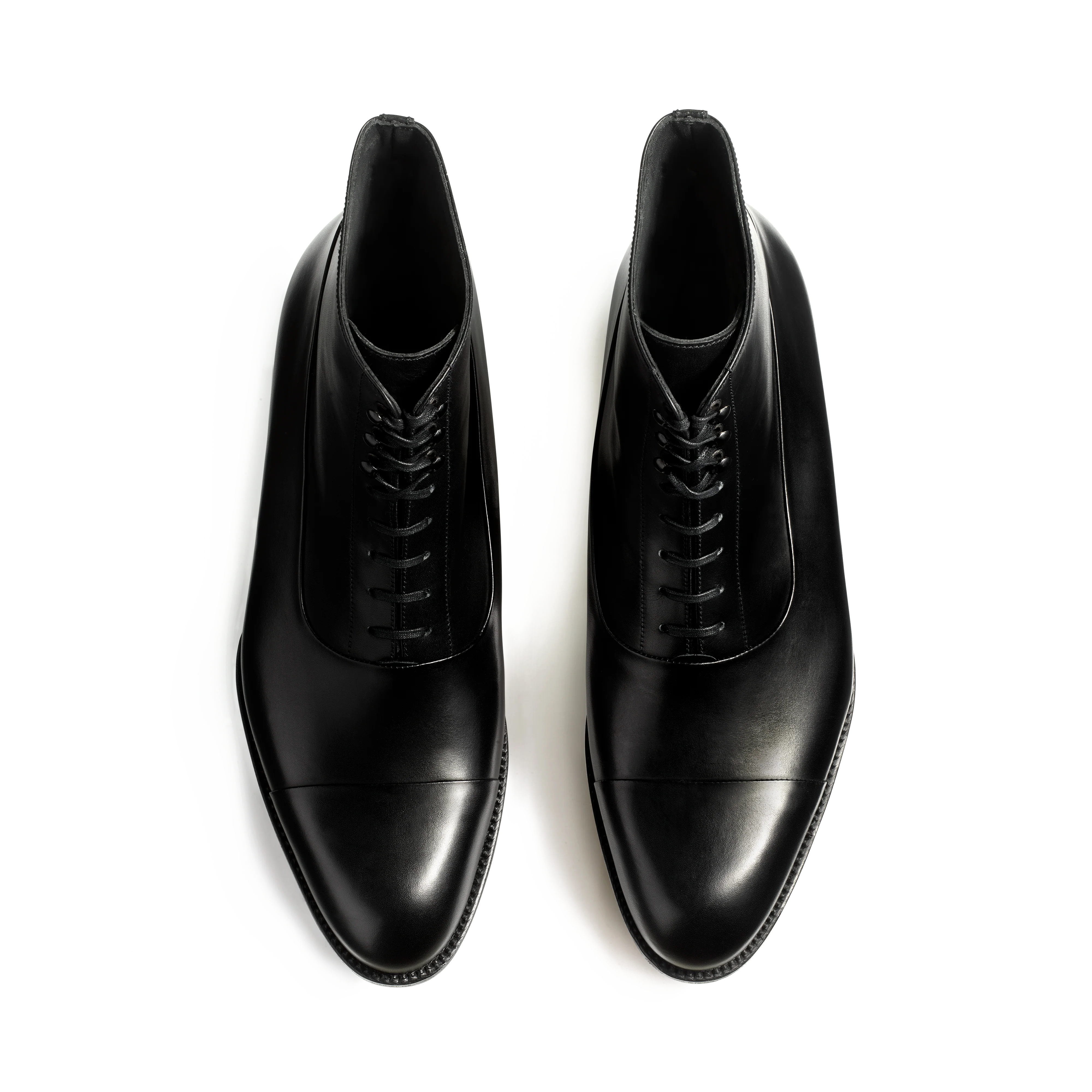 Bottine Balmoral Edouard [homme cuir lisse noir] - Image 3