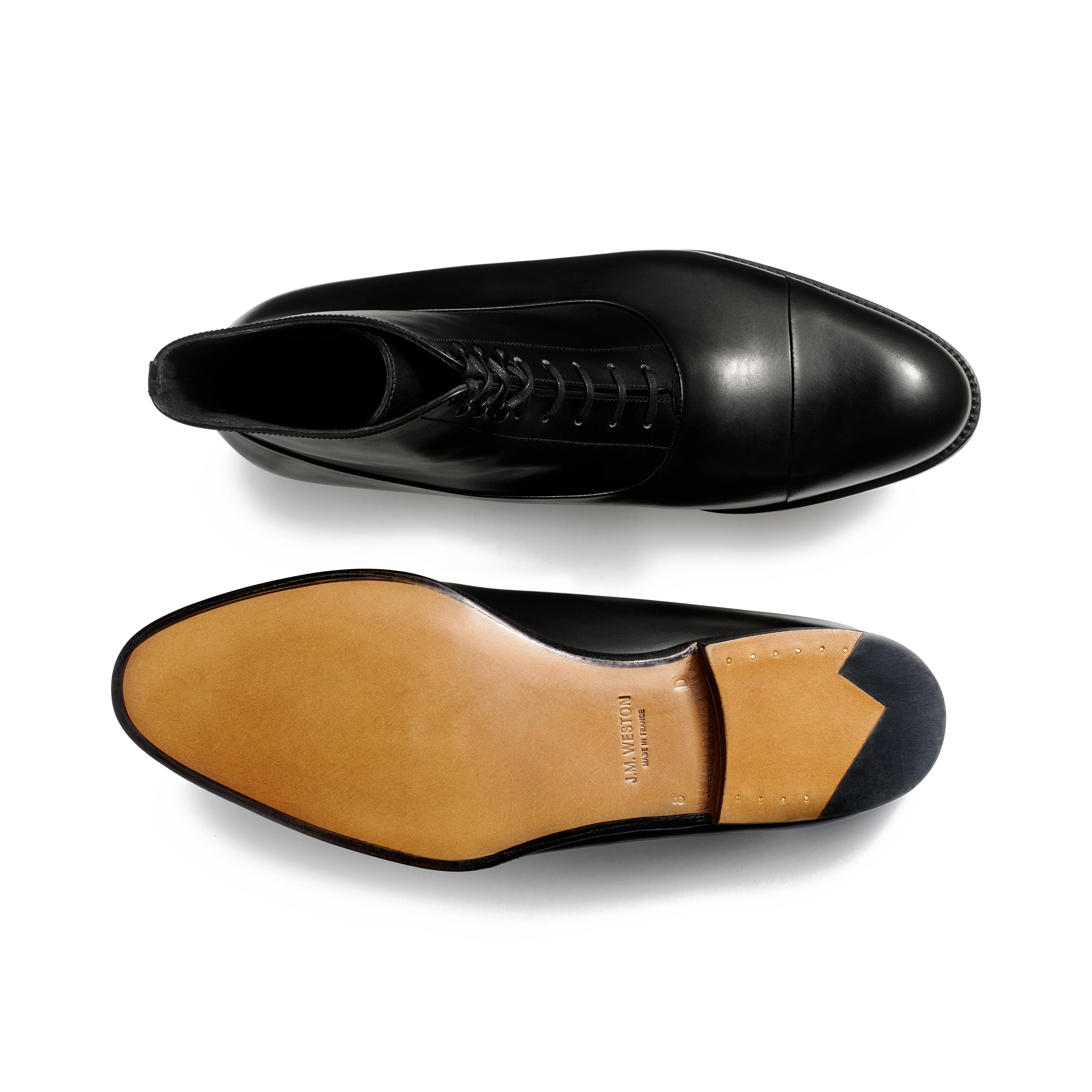 Bottine Balmoral Edouard [homme cuir lisse noir] - Image 4
