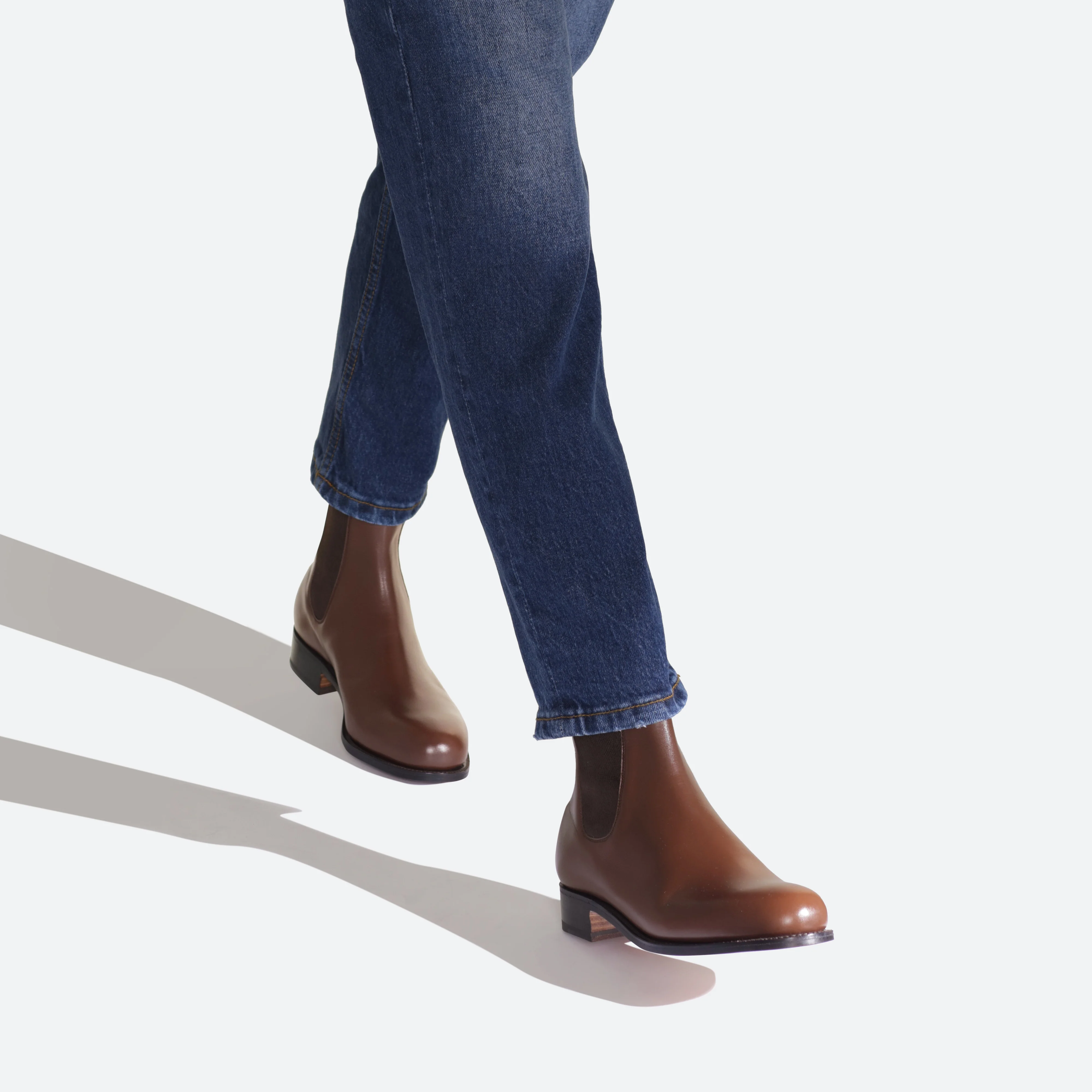 Bottine Cambre [femme cuir lisse marron] - Image 5