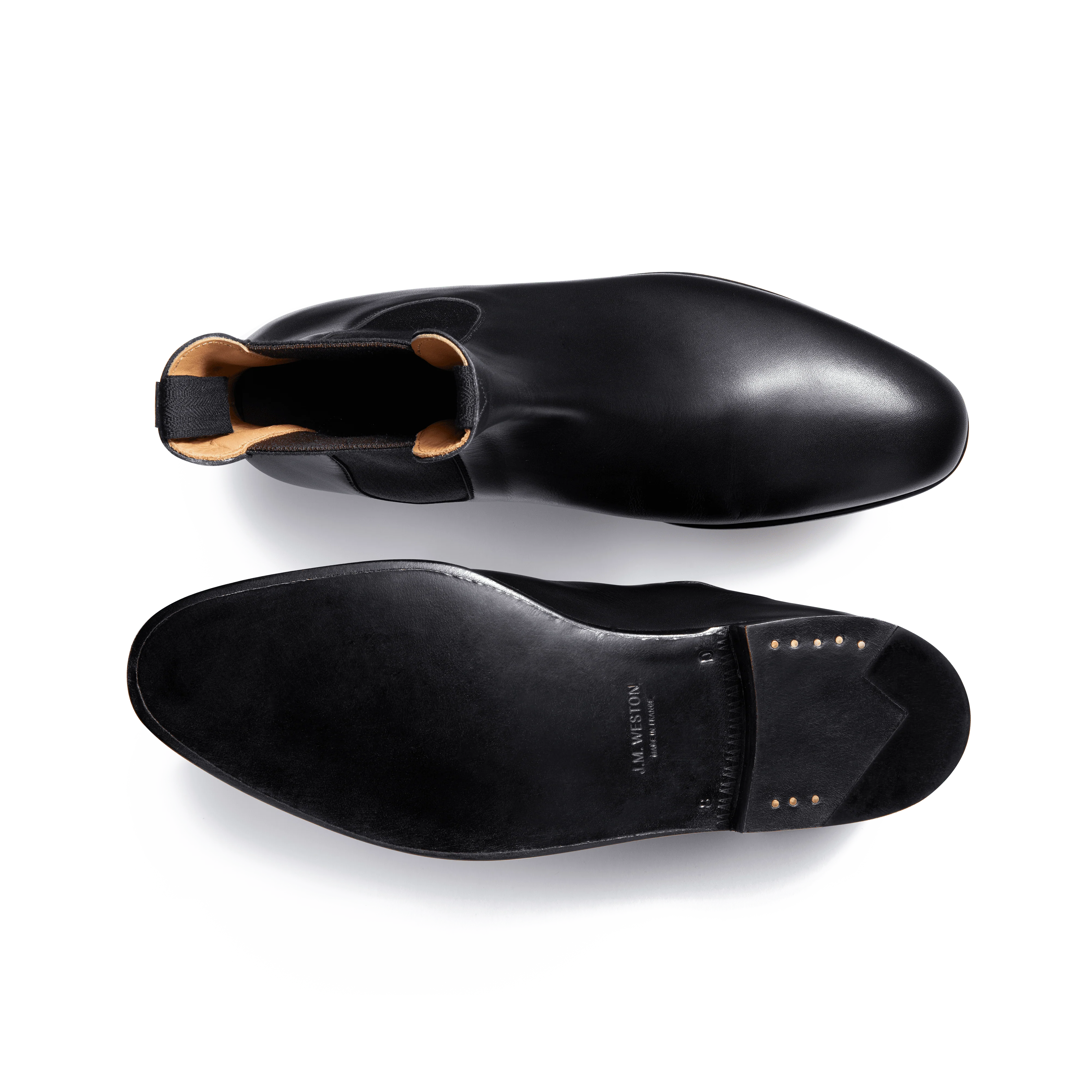 Bottine Cambre [homme cuir lisse noir] - Image 4