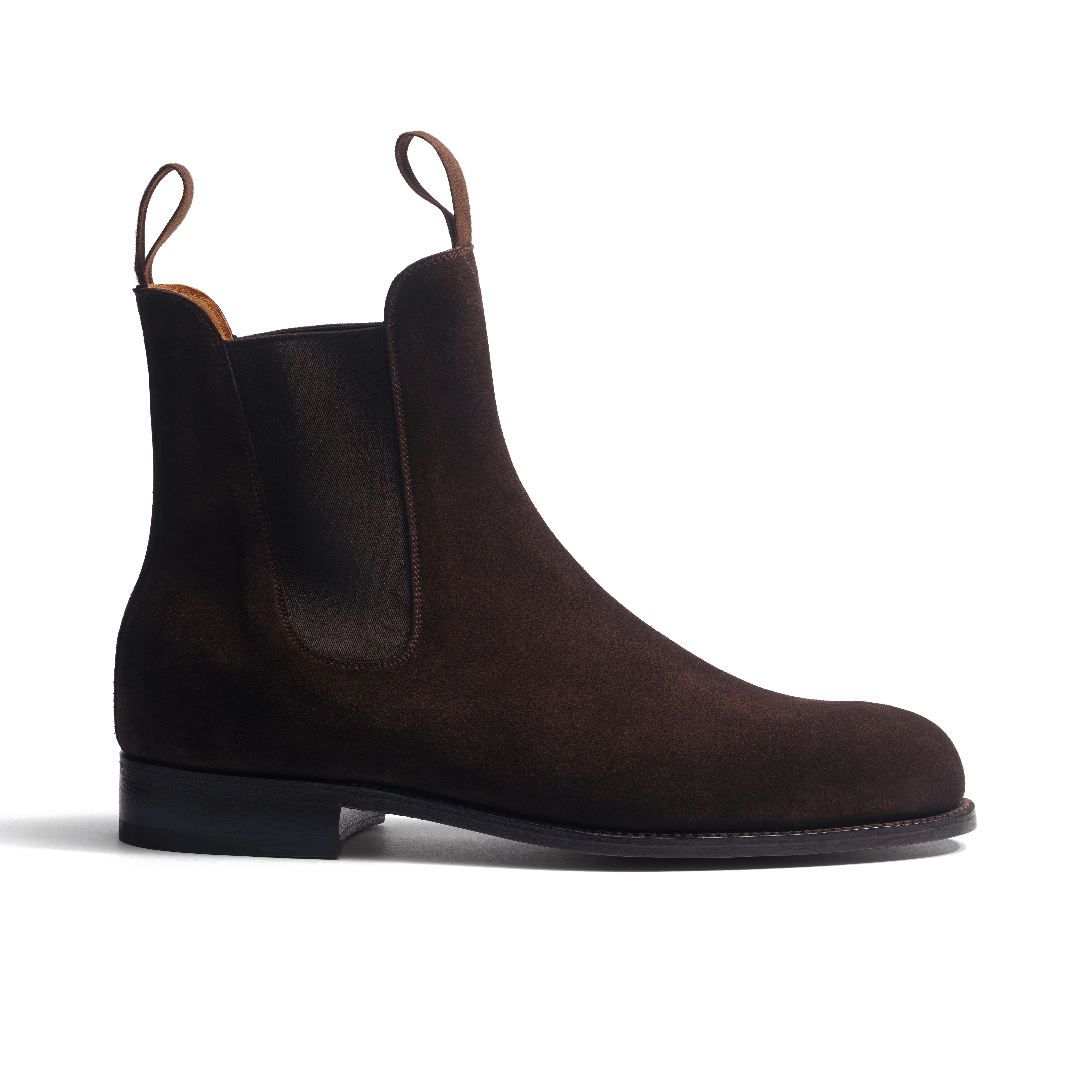 Bottine Cambre [homme cuir veau velours marron]