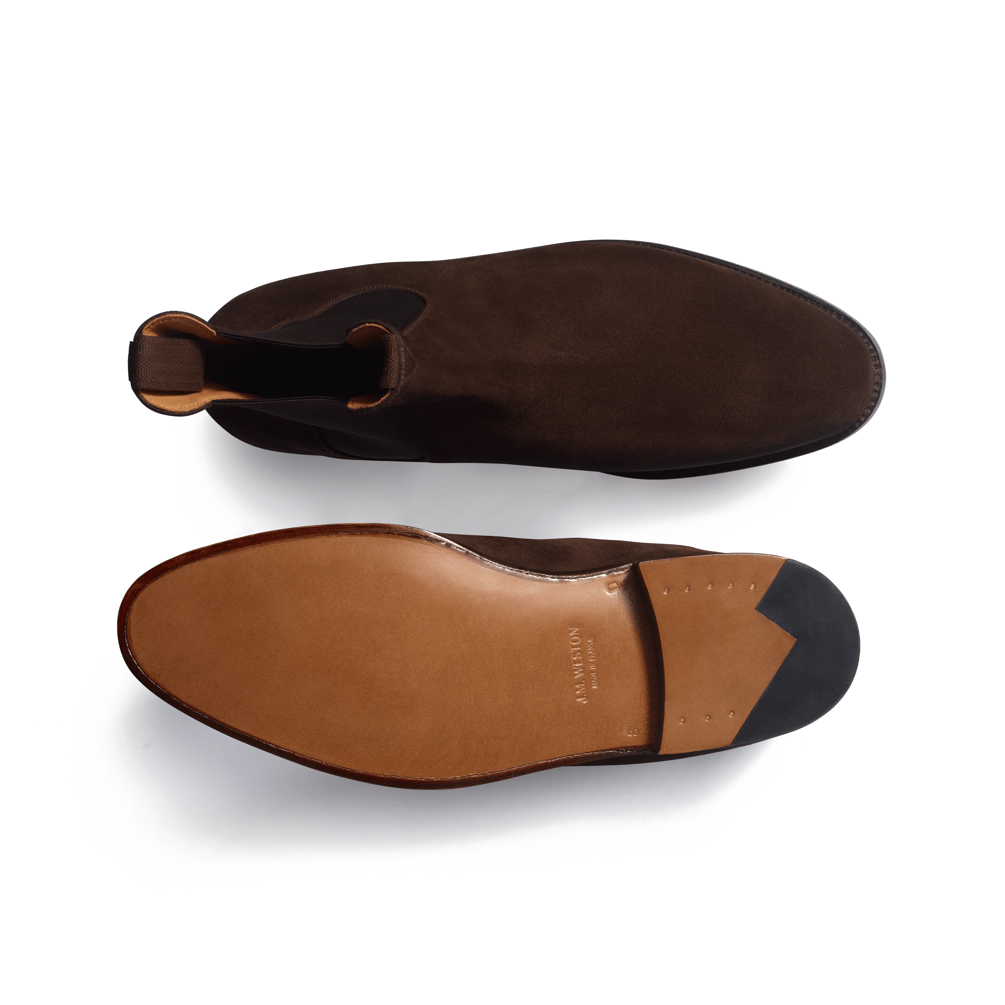 Bottine Cambre [homme cuir veau velours marron] - Image 4