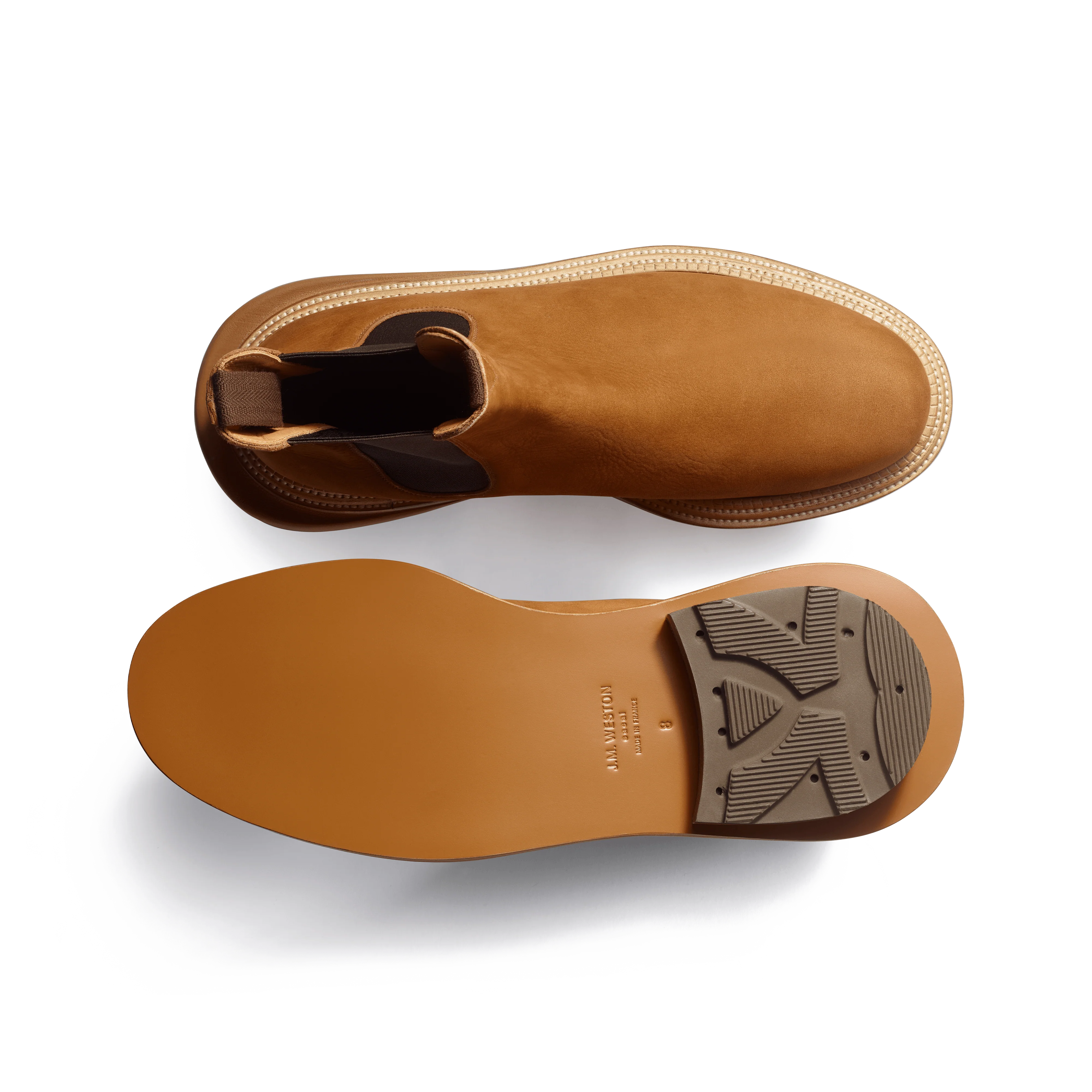 Bottine Cambre J.M. Weston x sacai [nubuck beachnut] - Image 4
