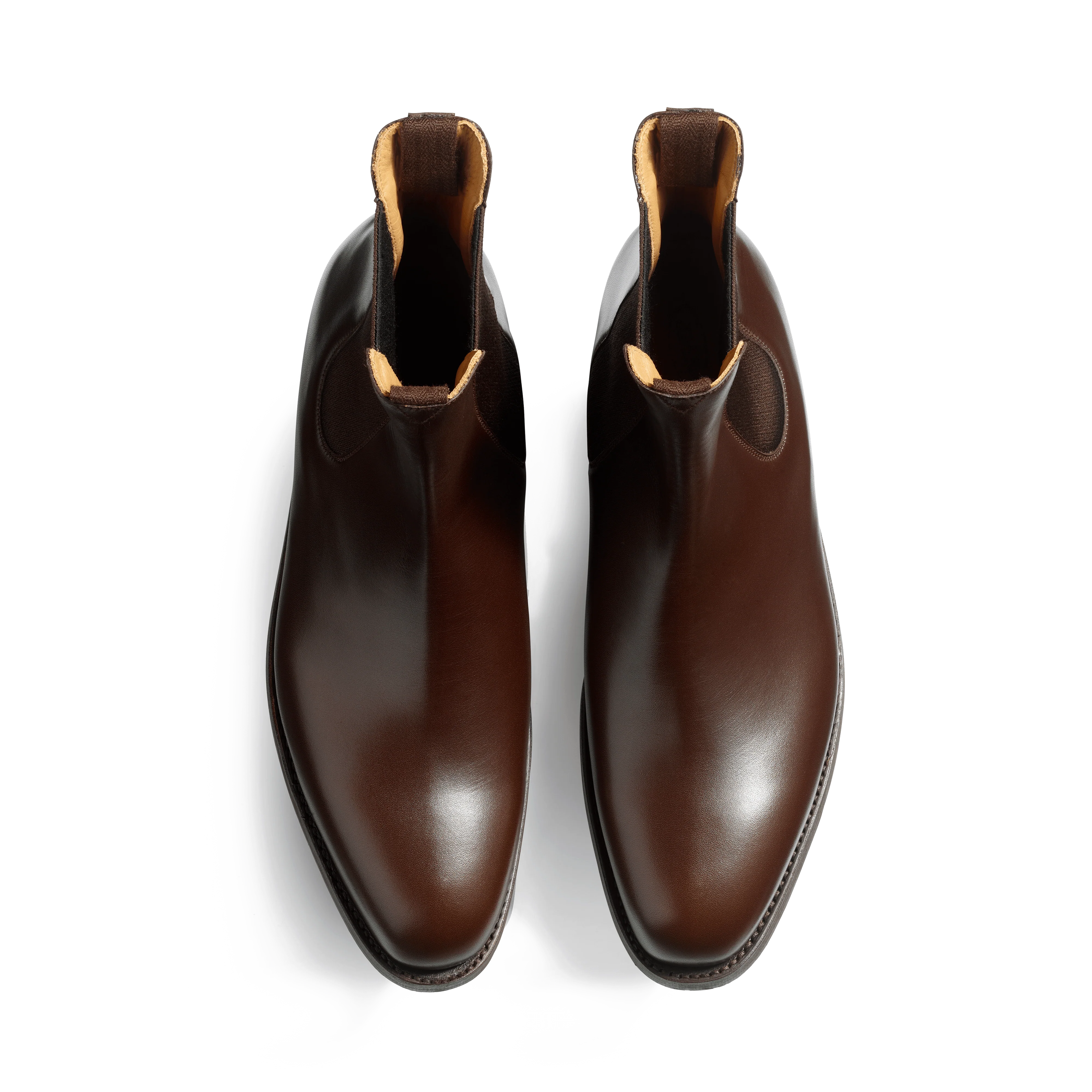 Bottine Cambre semelle gomme [homme cuir veau box marron mélèze] - Image 3