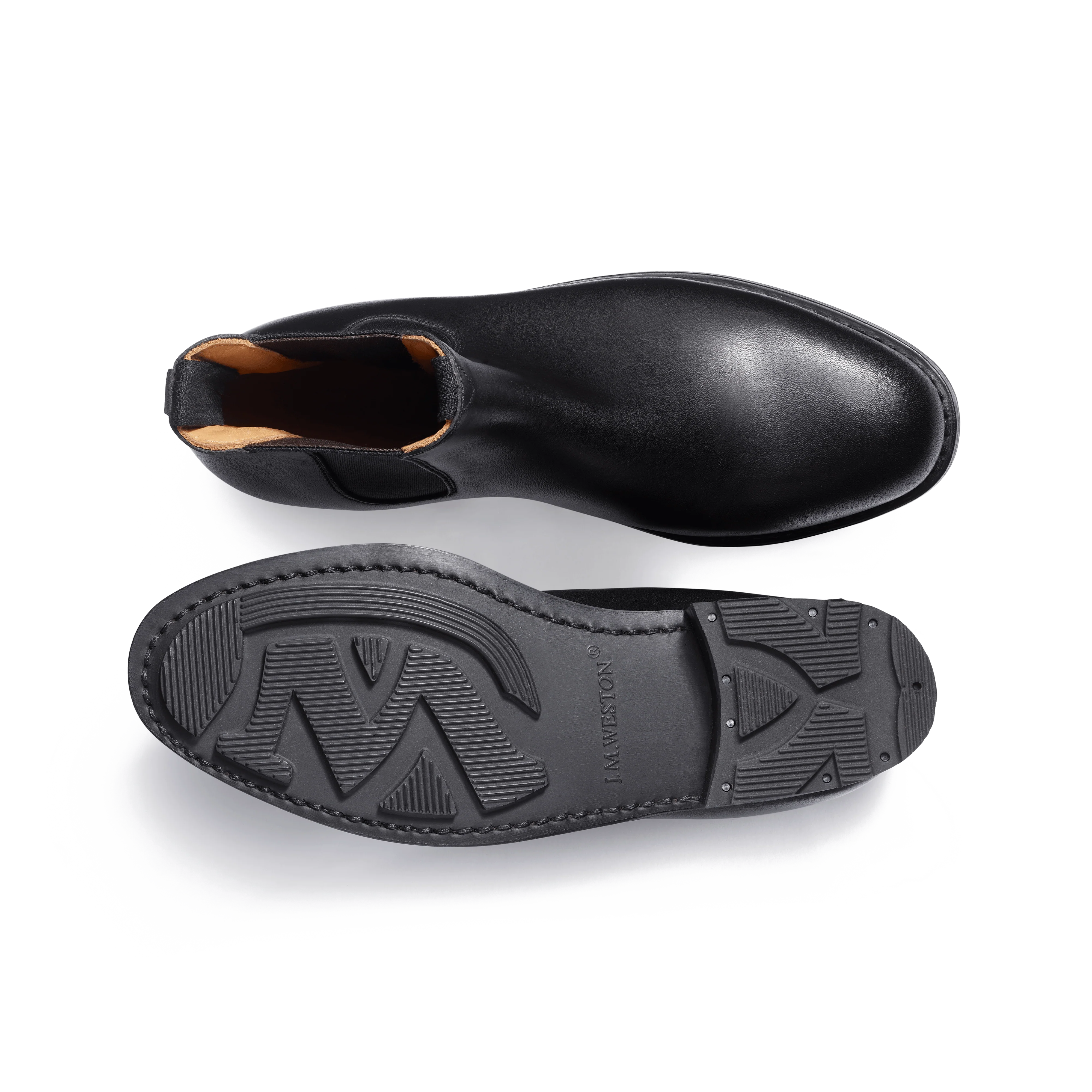 Bottine Cambre semelle tout terrain [femme cuir veau lisse noir] - Image 4