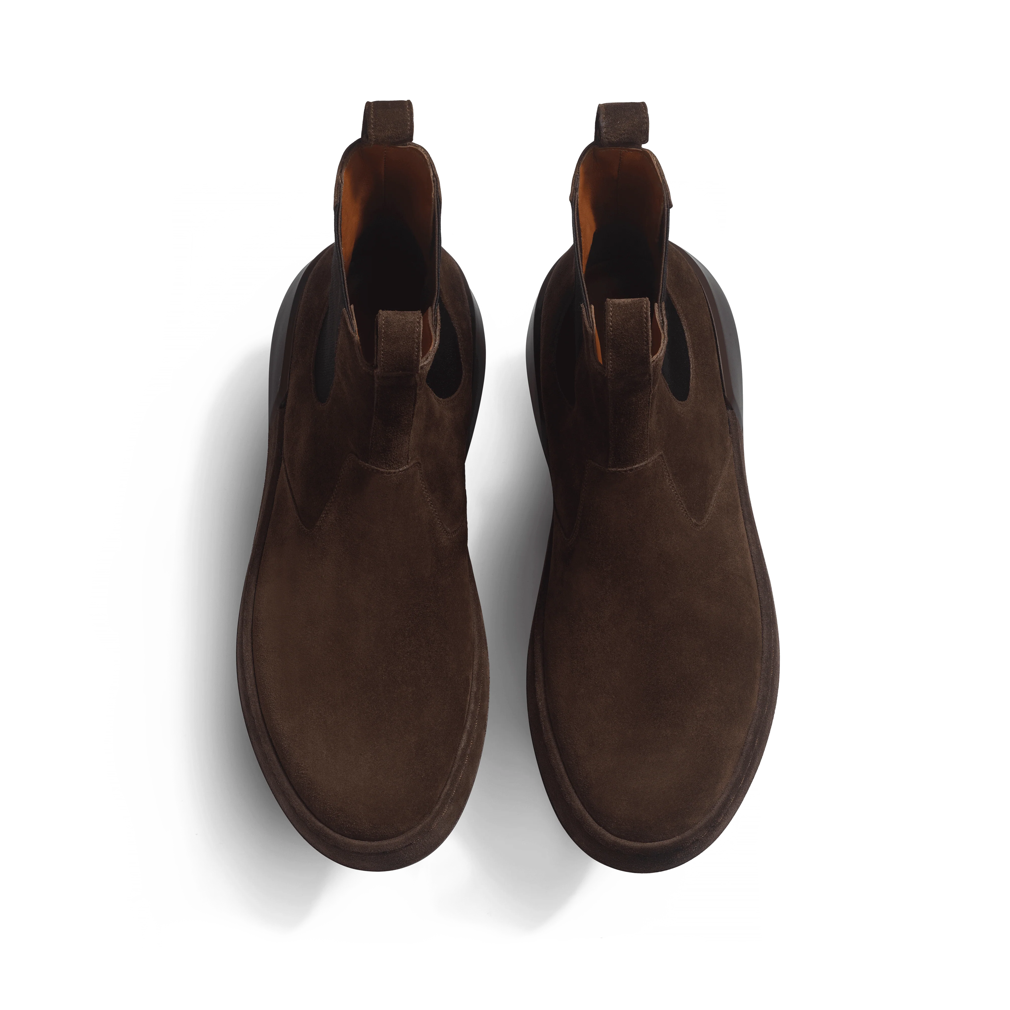 Bottine Chelsea On Weekend [cuir veau velours marron foncé] - Image 3