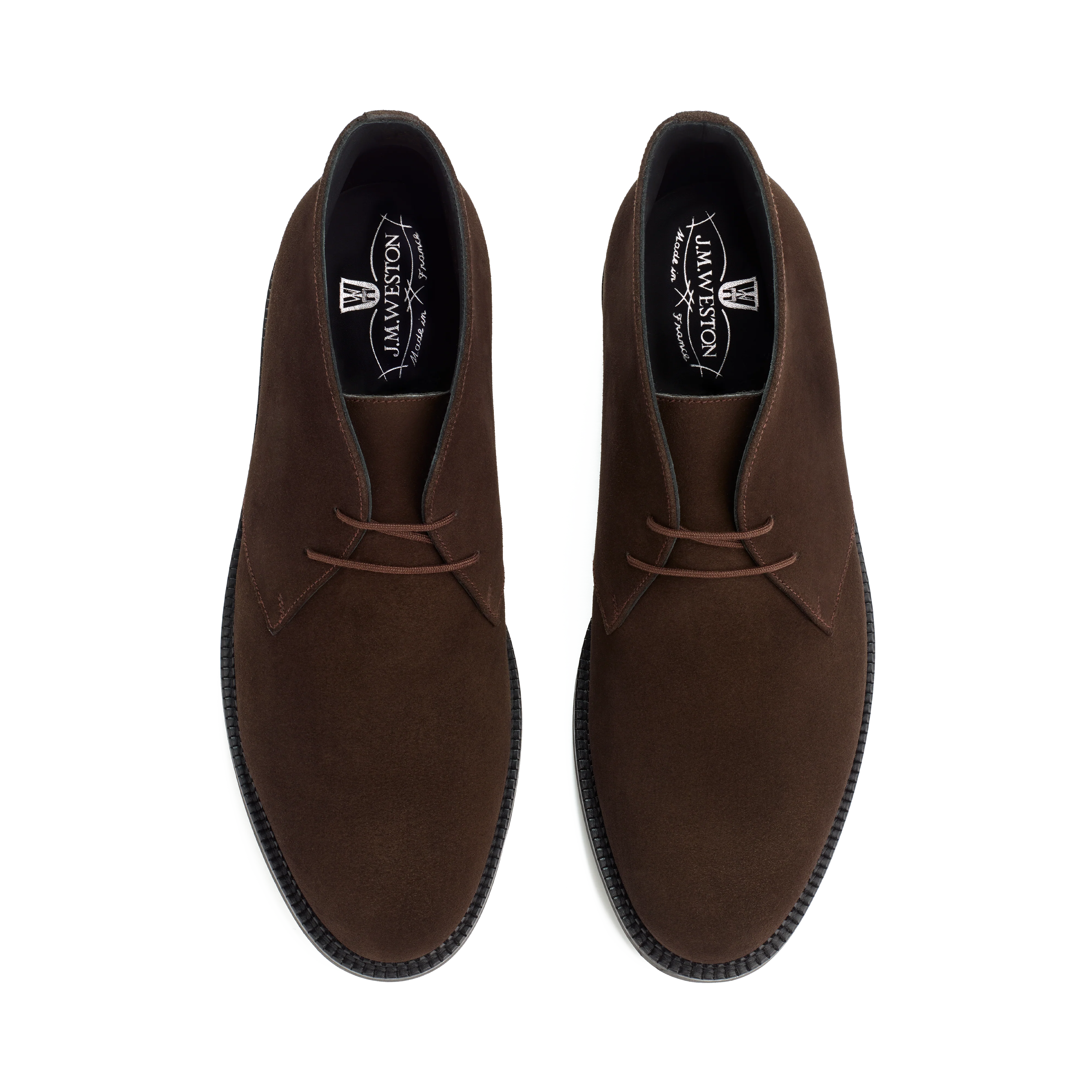 Bottine Chukka boot Miles[homme velours marron] - Image 3