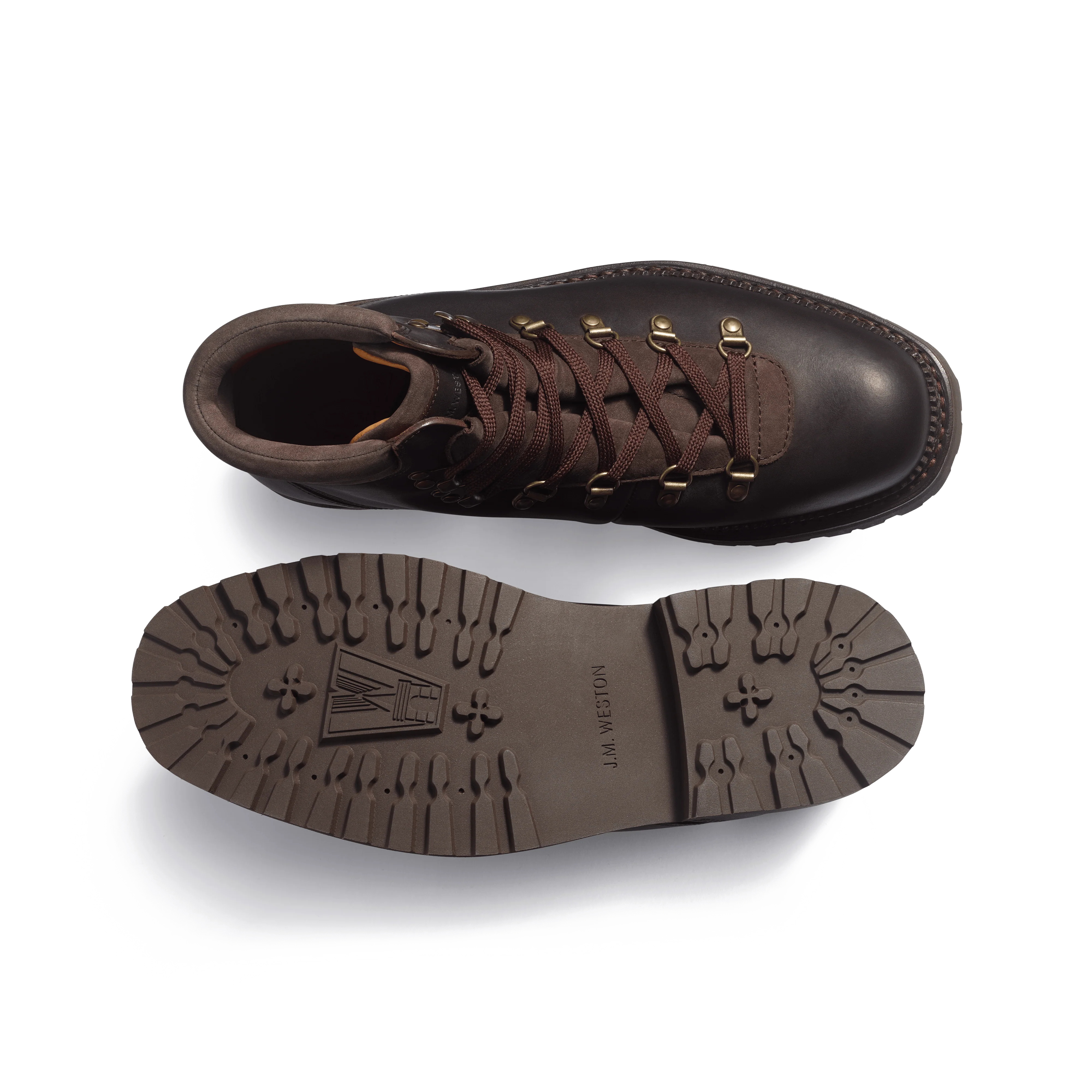 Bottine de Montagne GRW [homme cuir veau gras mélèze et nubuck marron] - Image 4
