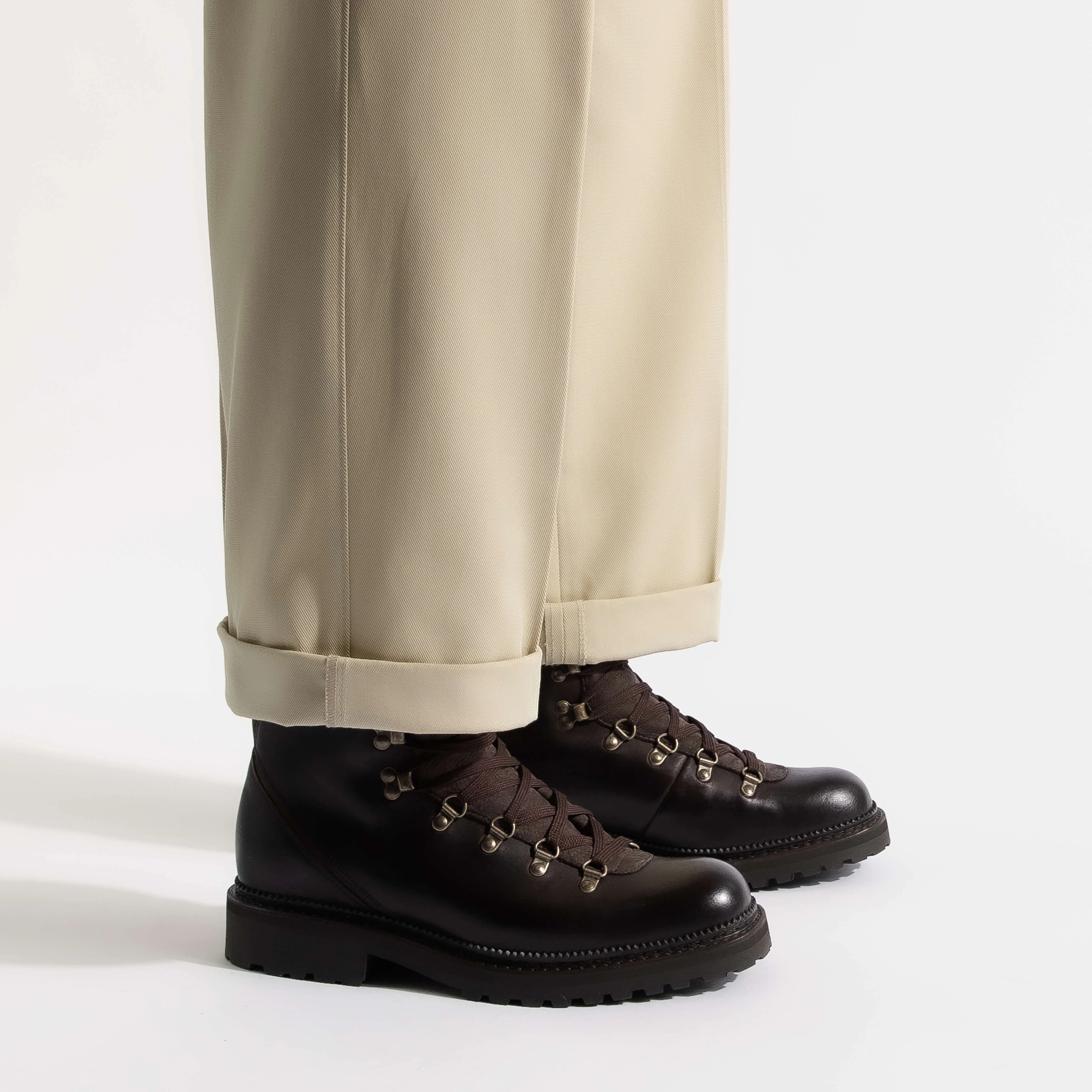 Bottine de Montagne GRW [homme cuir veau gras mélèze et nubuck marron] - Image 5