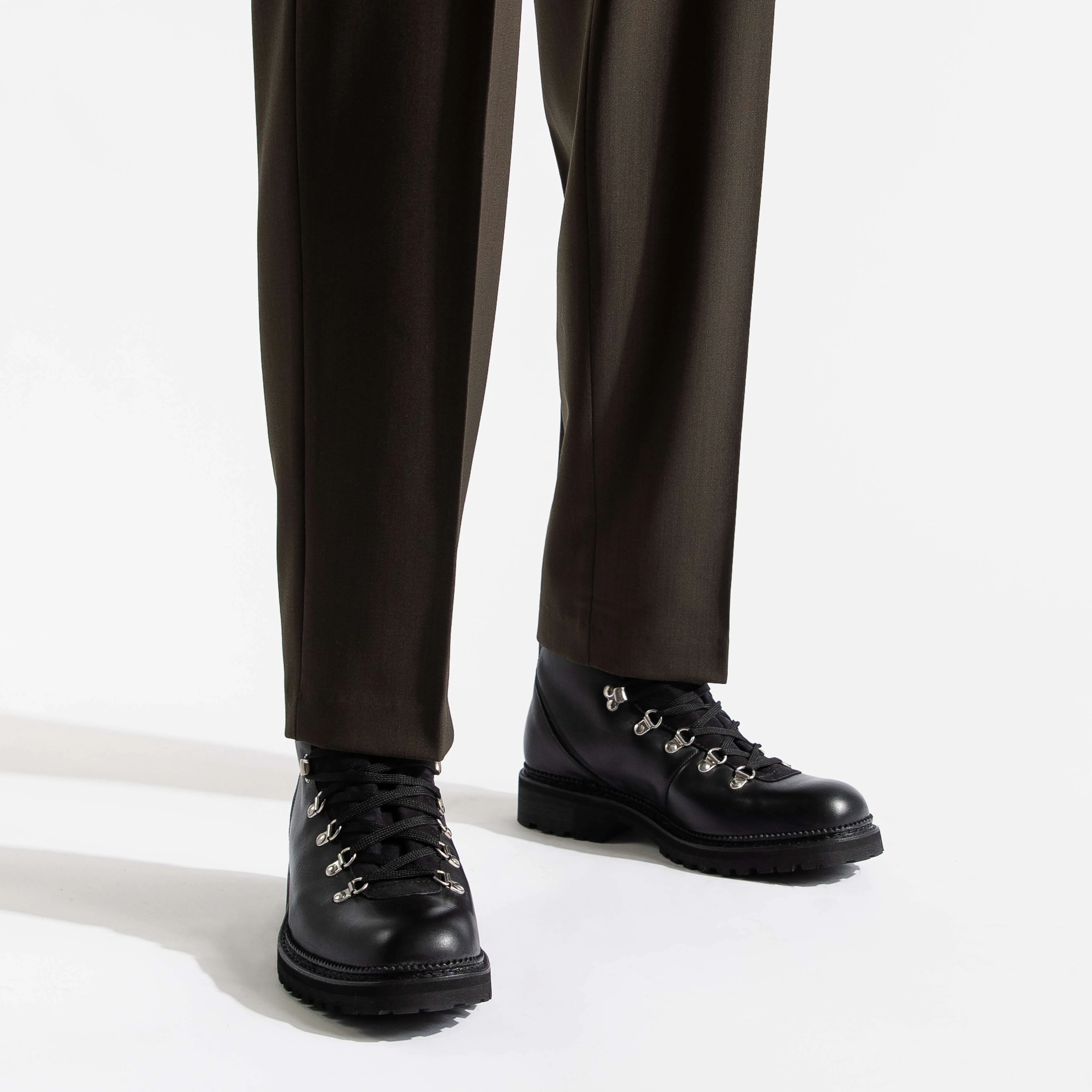 Bottine de Montagne GRW [homme cuir veau gras noir et nubuck noir] - Image 5