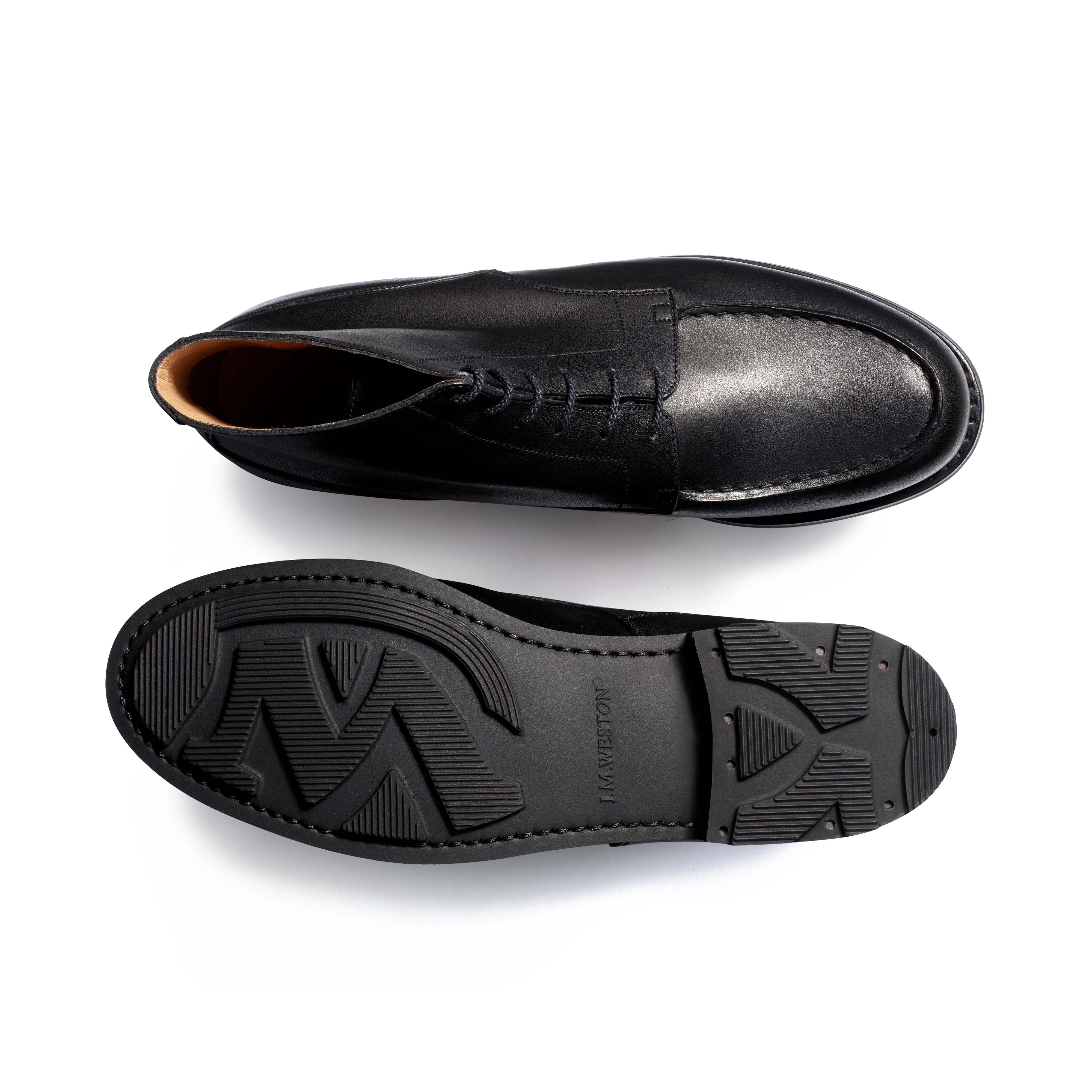 Bottine Derby golf montant [homme cuir lisse noir] - Image 4
