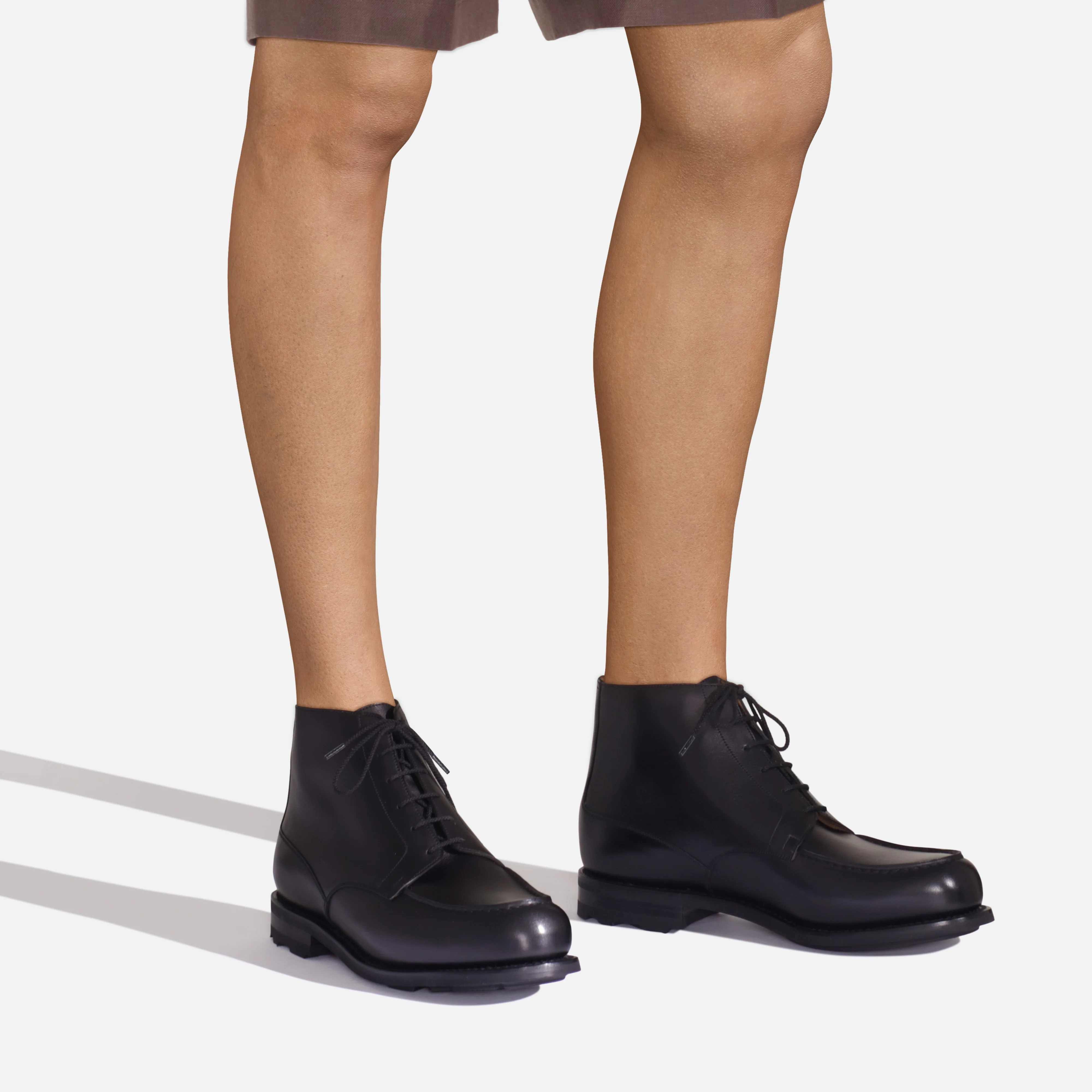 Bottine Derby golf montant [homme cuir lisse noir] - Image 5