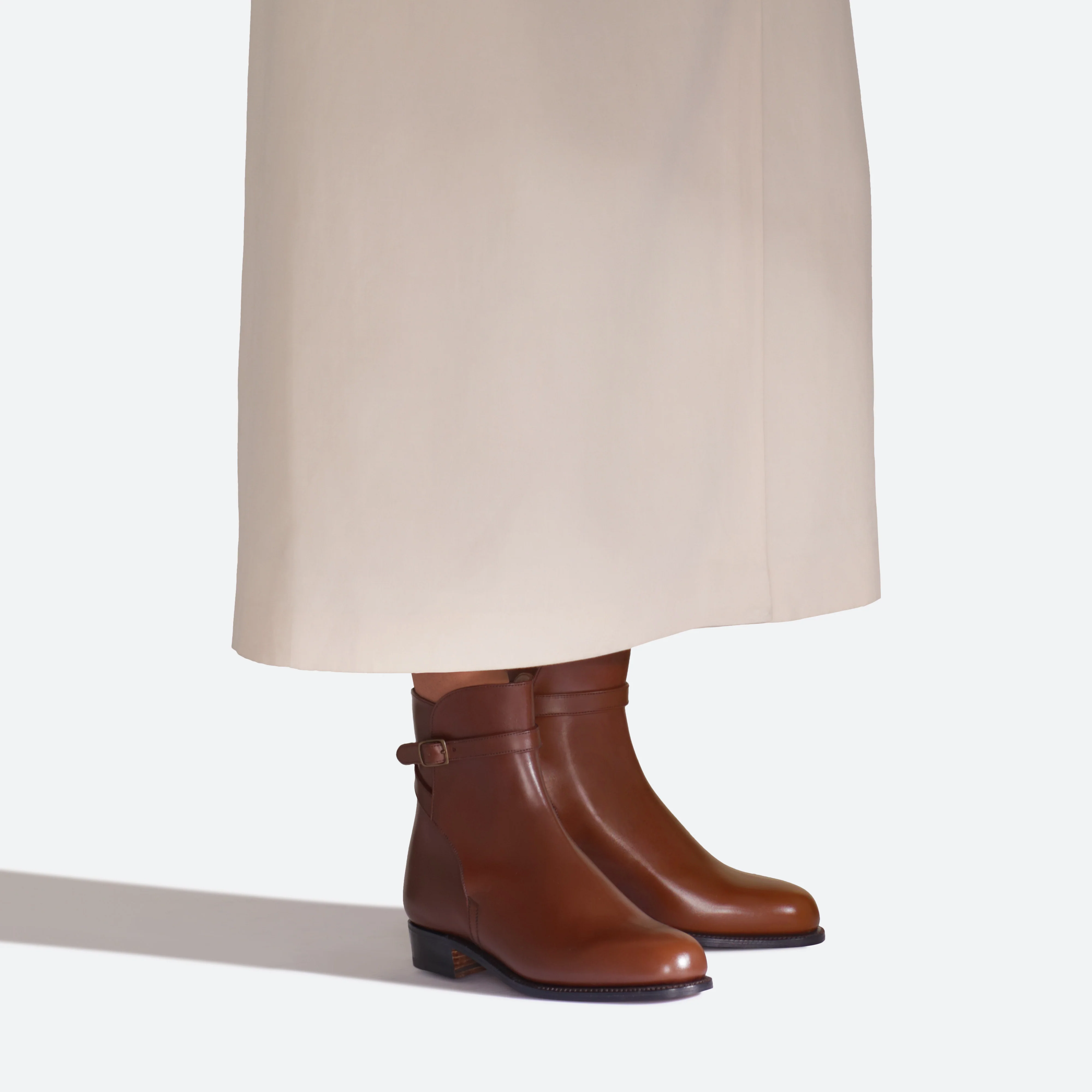 Bottine Jodhpur [femme cuir lisse marron] - Image 5