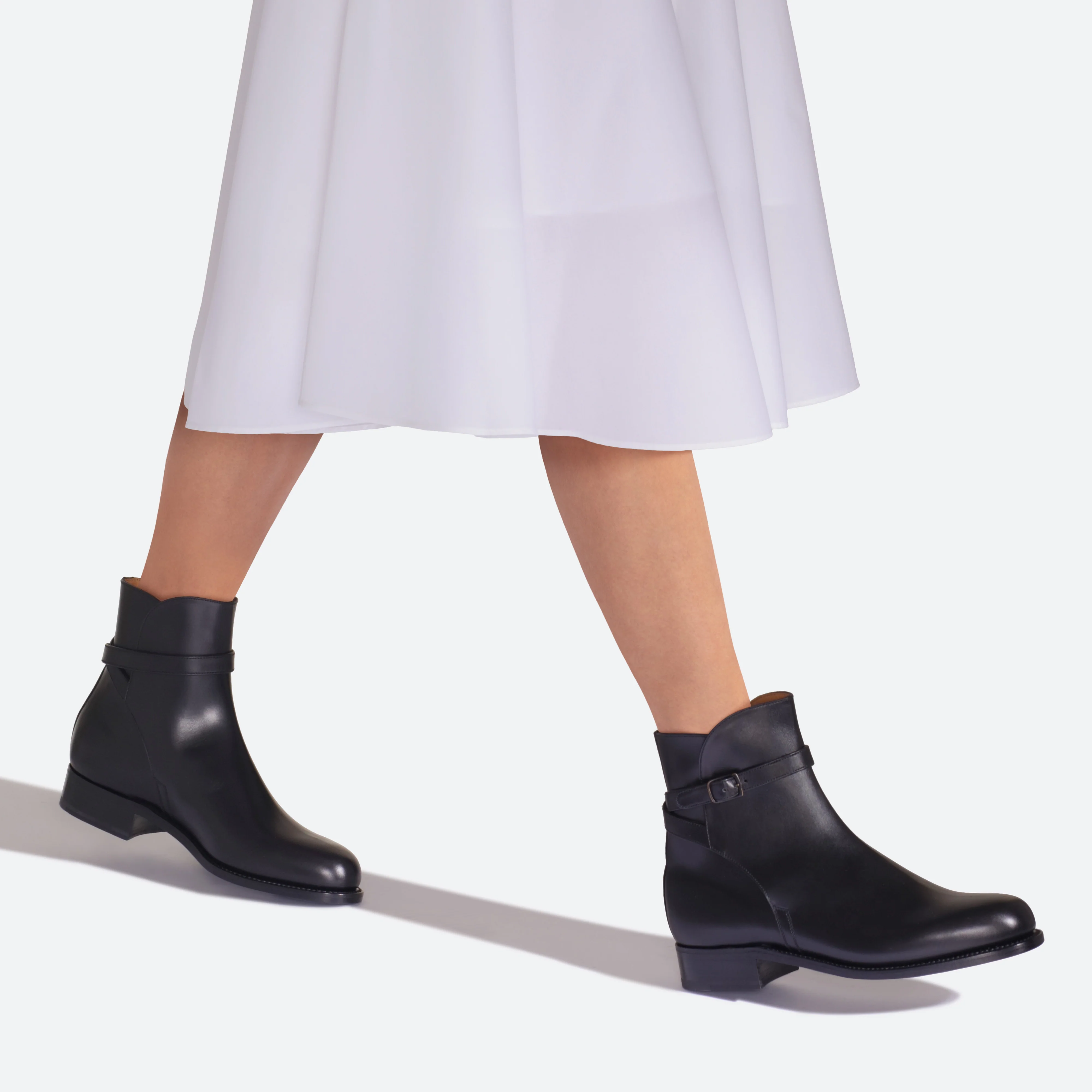 Bottine Jodhpur [femme cuir lisse noir] - Image 5