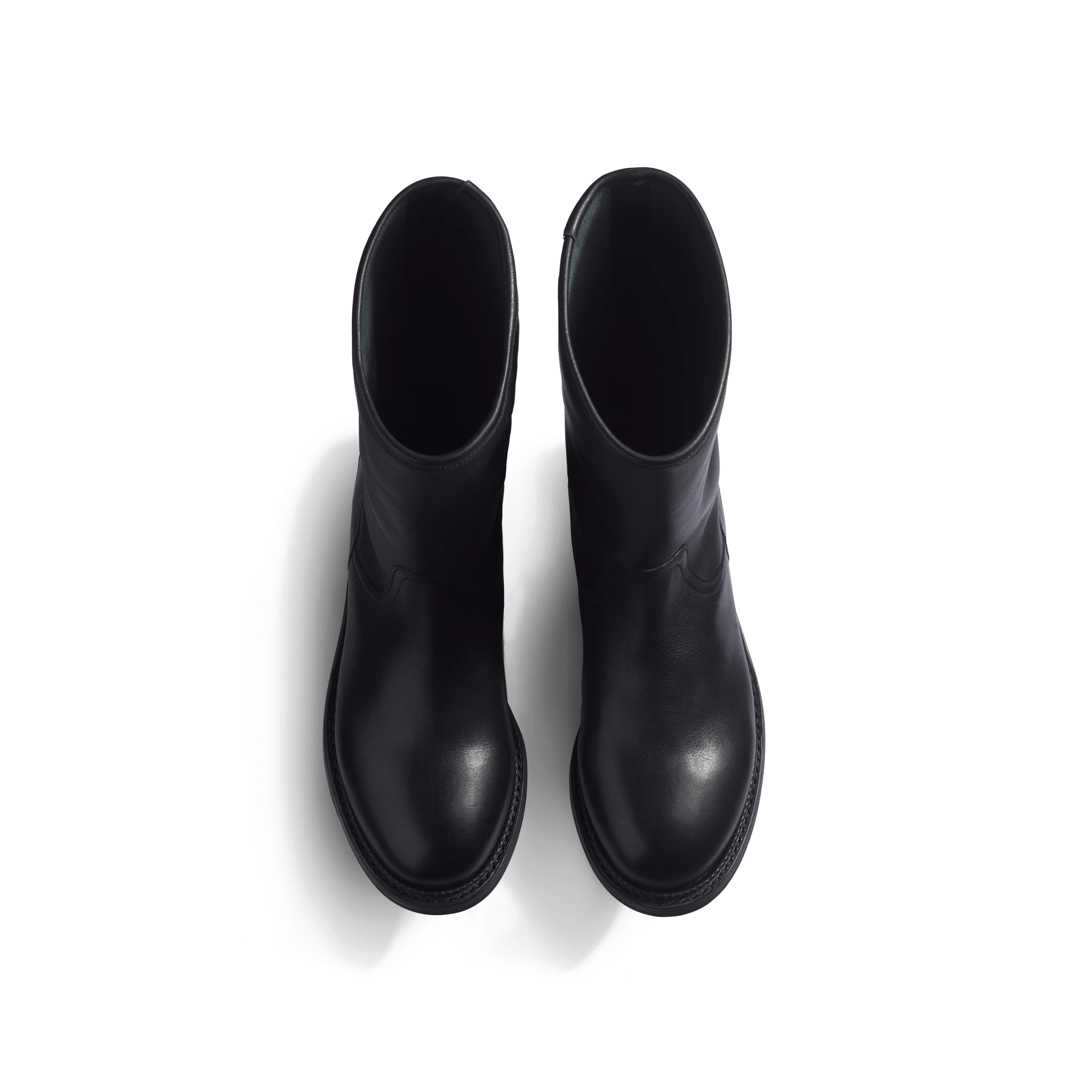 Bottine Pompier [mixte cuir veau hydrofuge noir] - Image 3