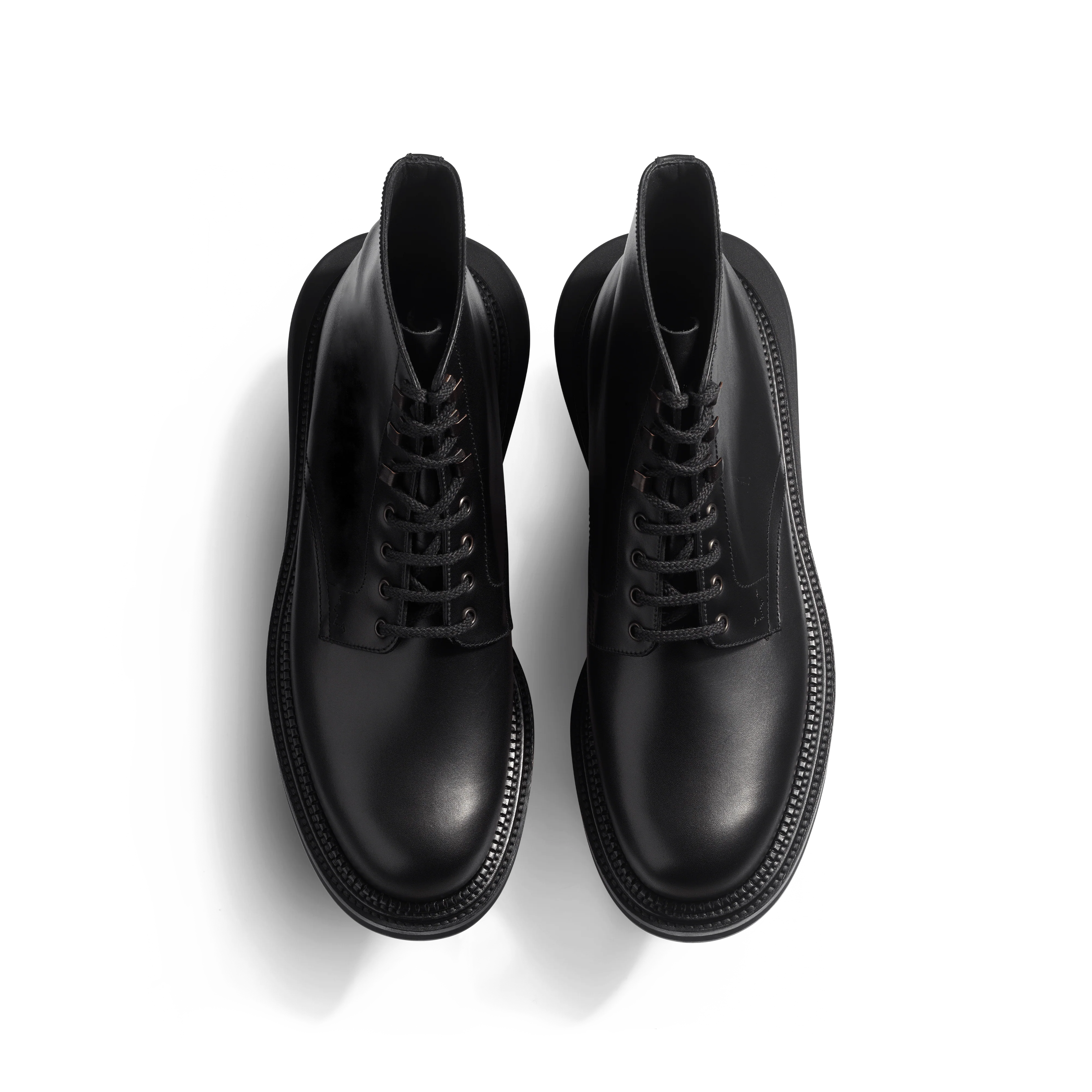 Bottine Worker J.M. Weston x sacai [cuir veau box noir] - Image 3