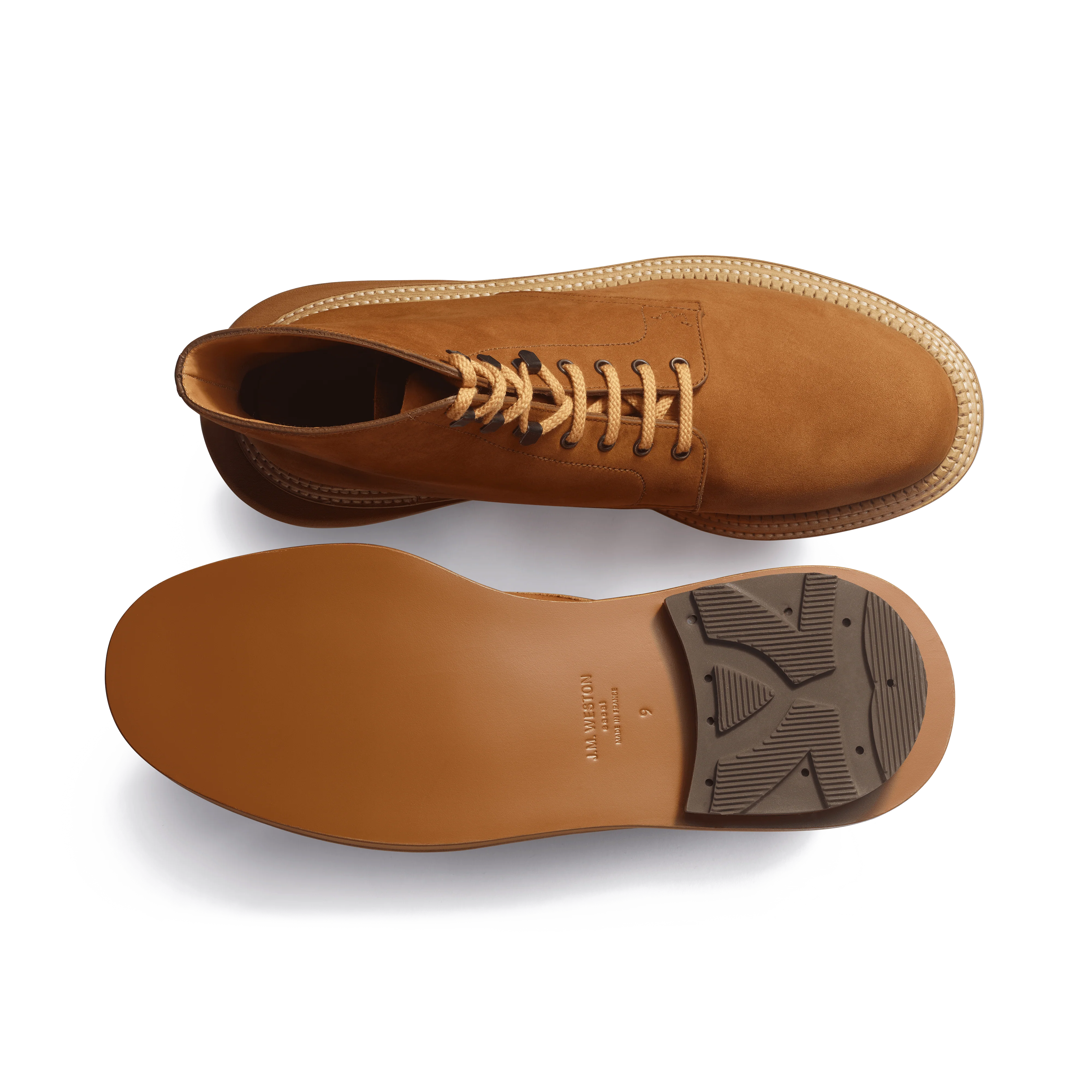 Bottine Worker J.M. Weston x sacai [nubuck beachnut] - Image 4
