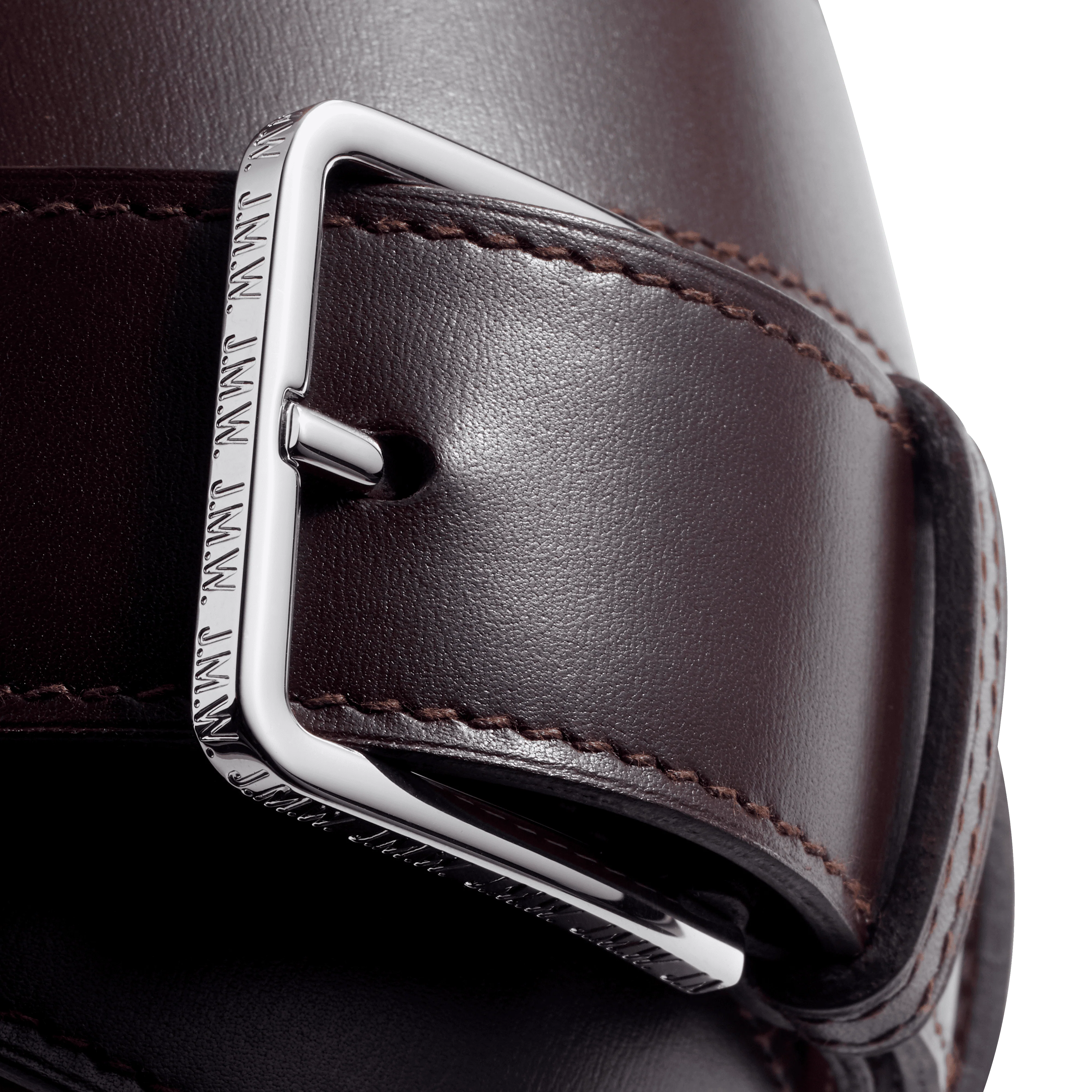 Ceinture Signature [Cuir veau box noir] - Image 3