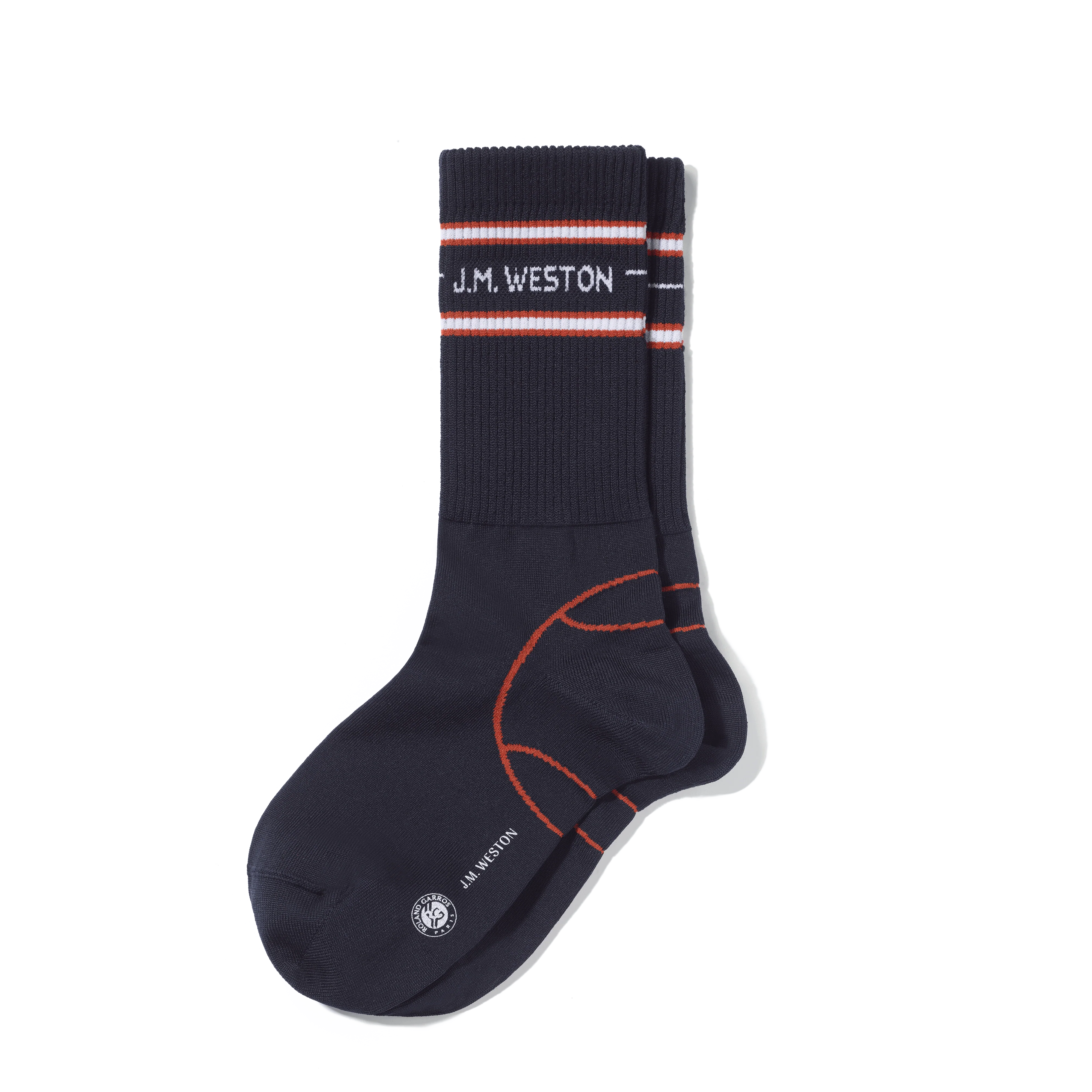 Chaussettes Roland-Garros [Polyamide Bleu marine]