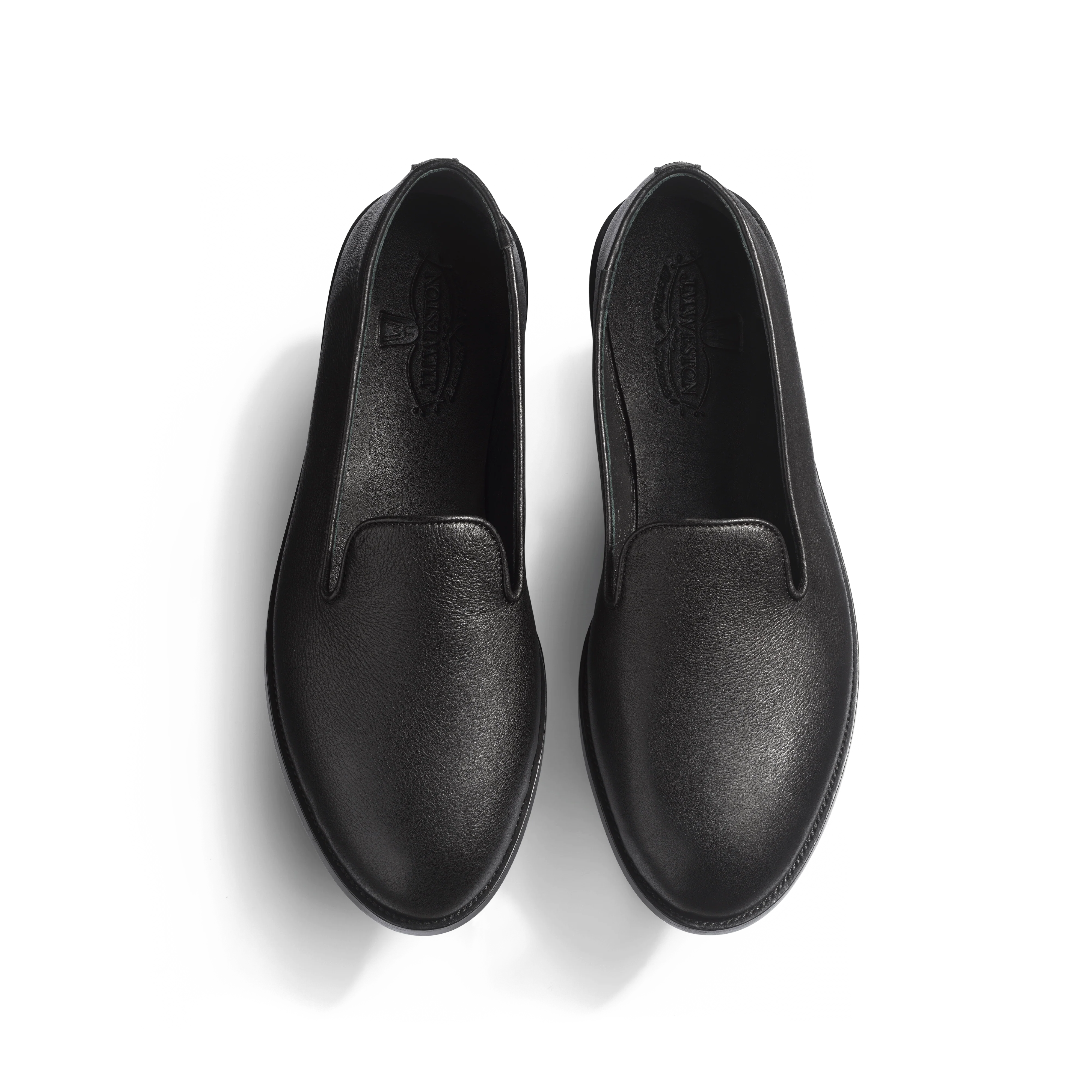 Chausson Wakey [homme cuir veau souple noir] - Image 3