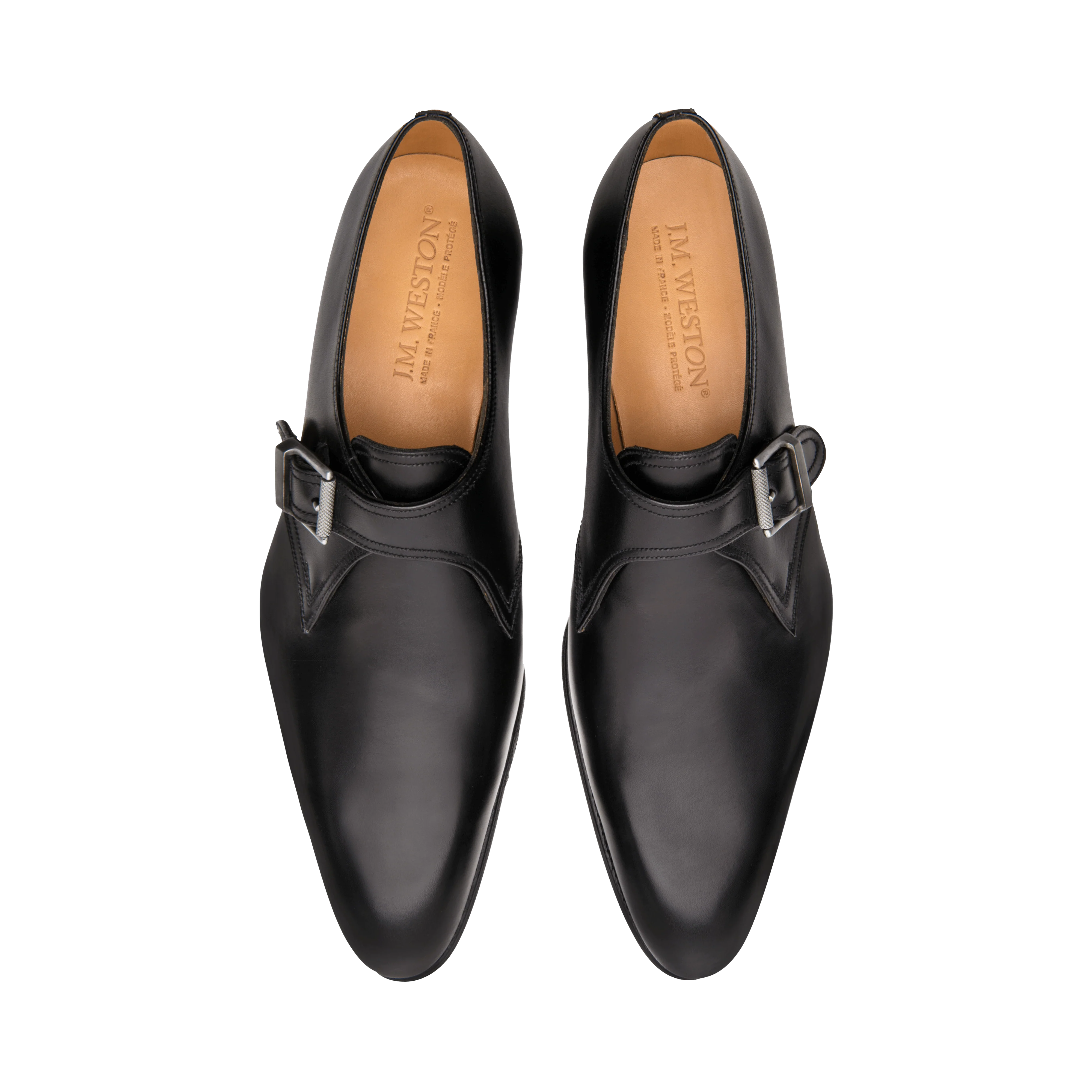 Derby boucle Flore [homme cuir lisse noir] - Image 3