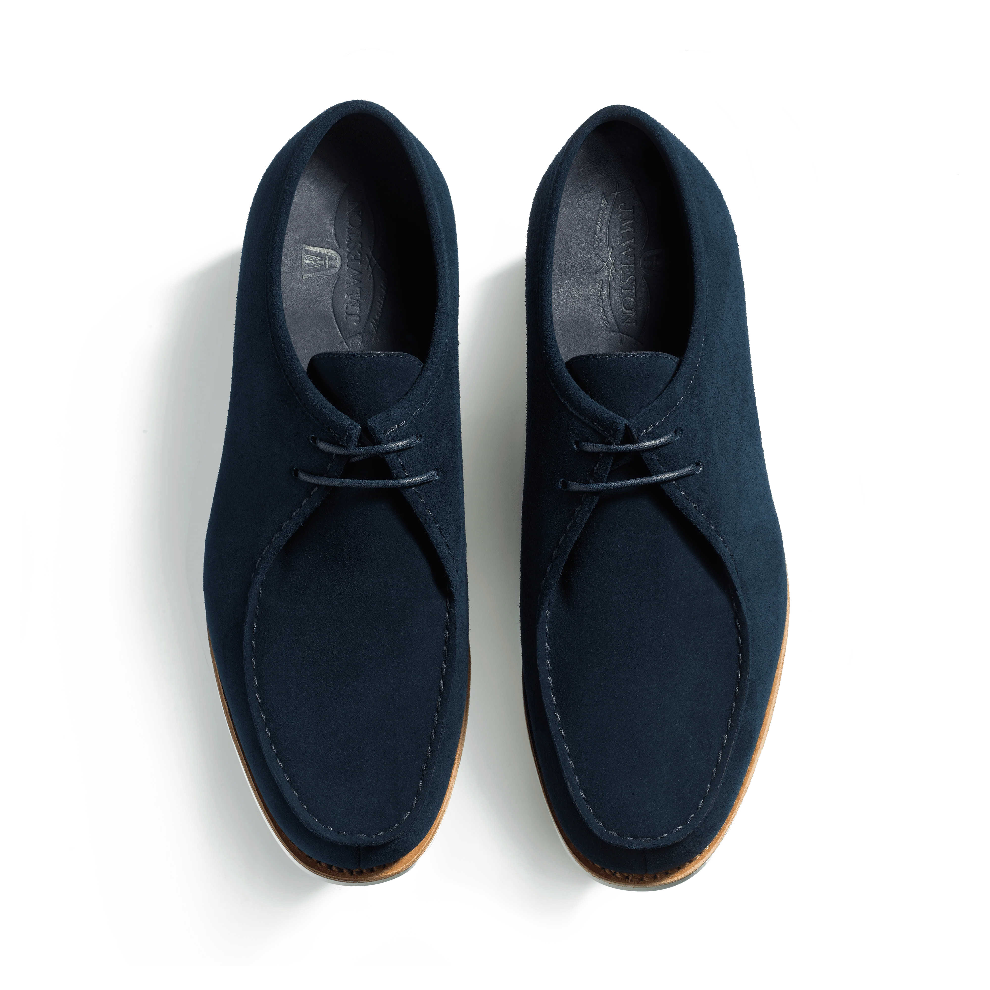 Derby Cabourg [homme velours bleu marine] - Image 3