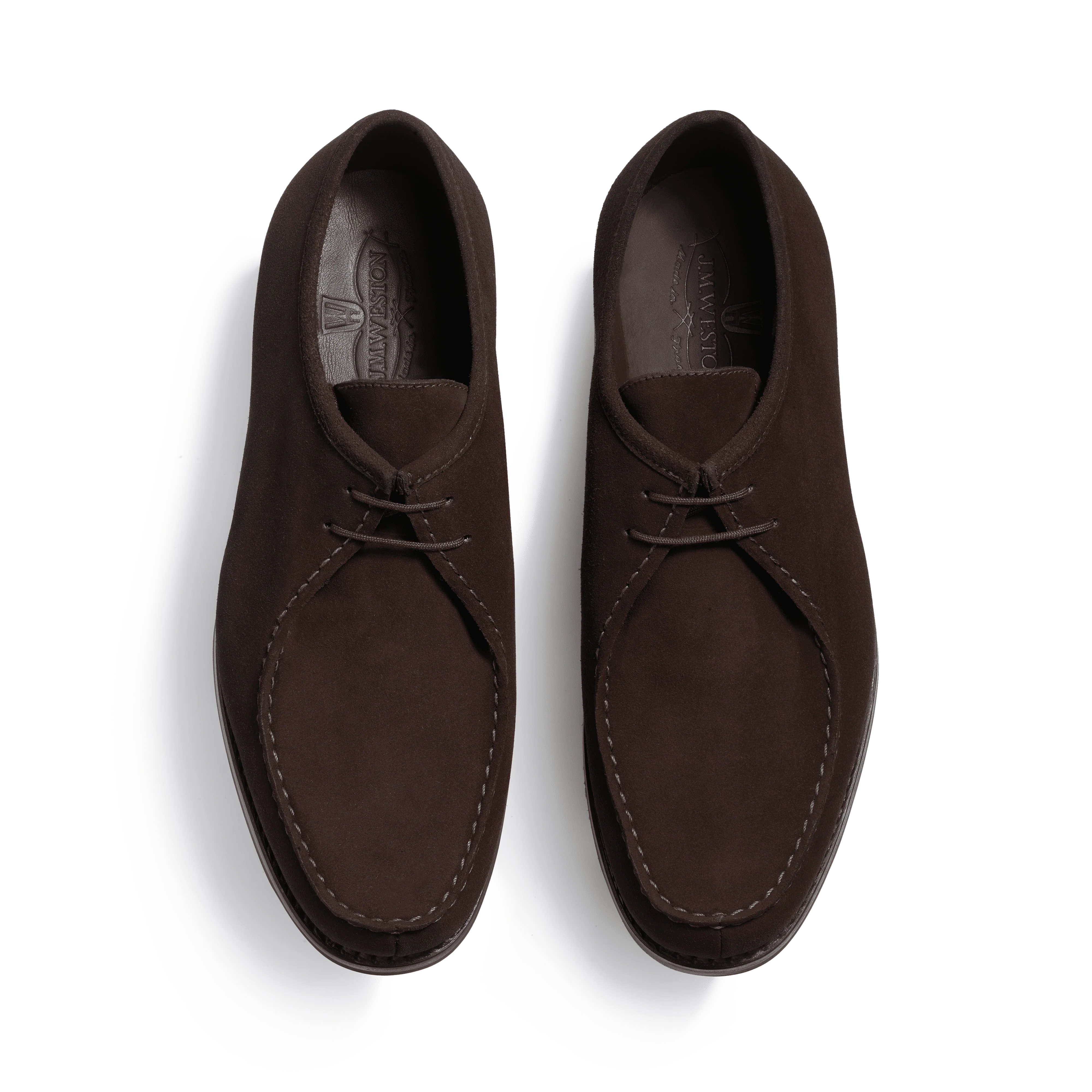 Derby Cabourg [homme velours marron] - Image 3