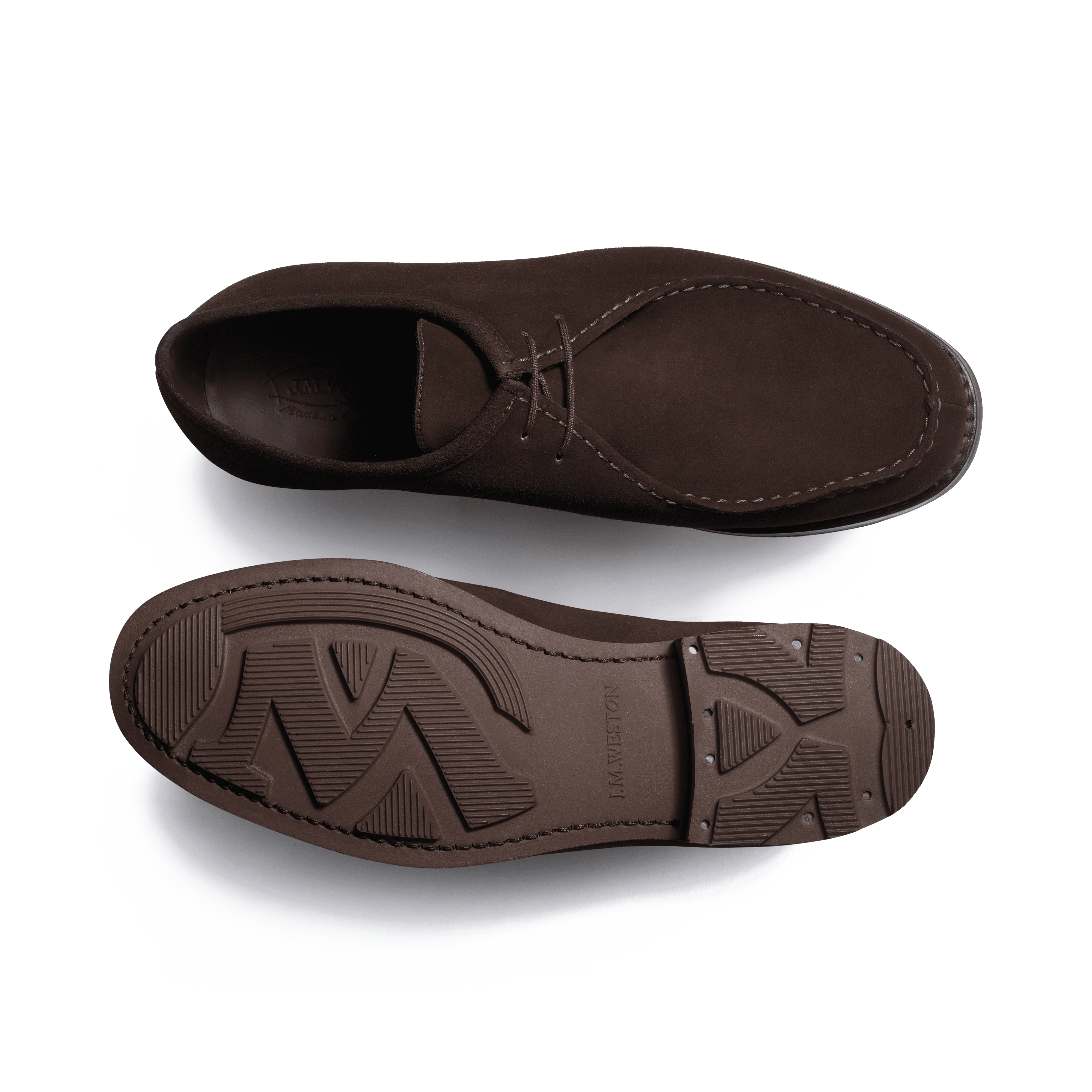 Derby Cabourg [homme velours marron] - Image 4