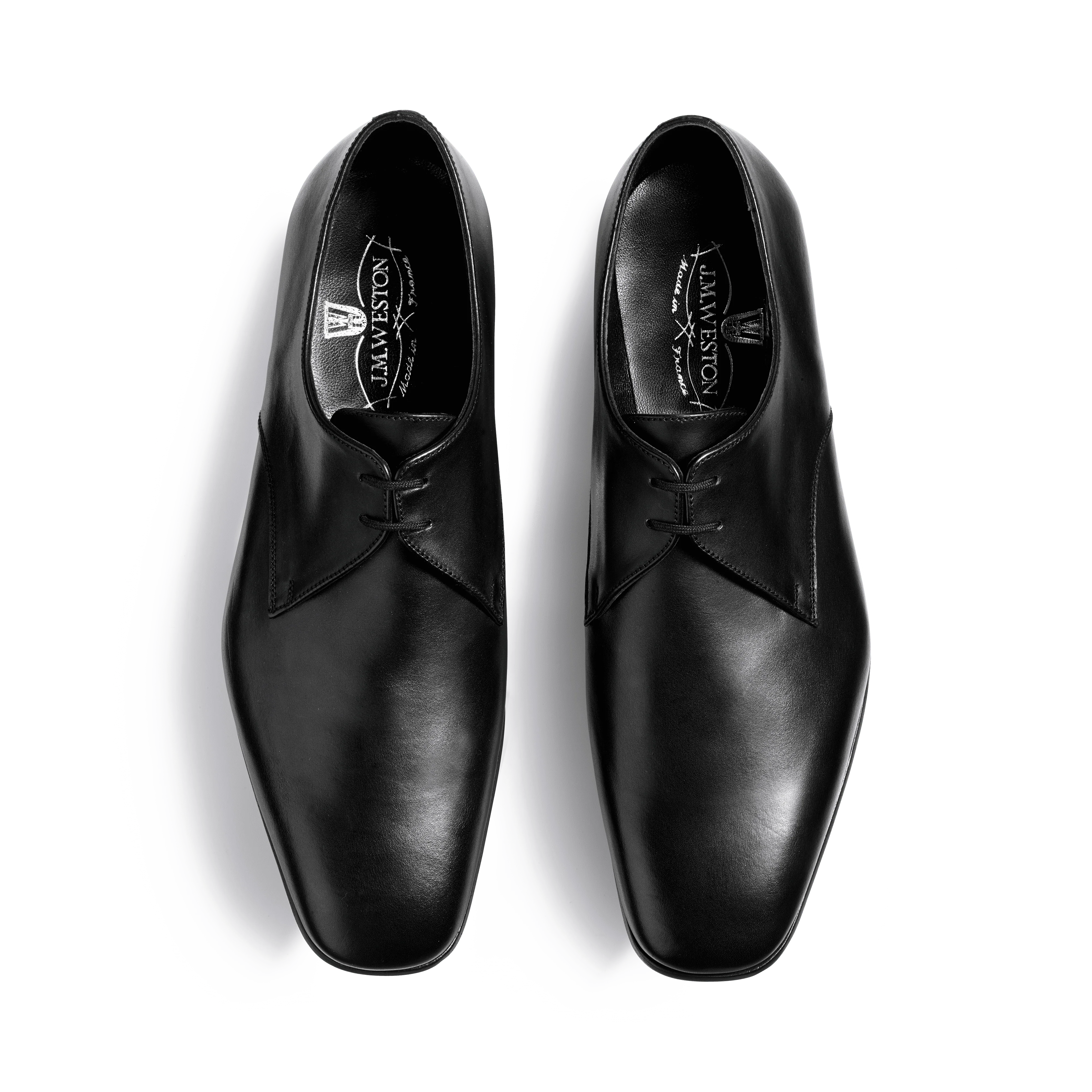 Derby Cannes [homme cuir lisse noir] - Image 3