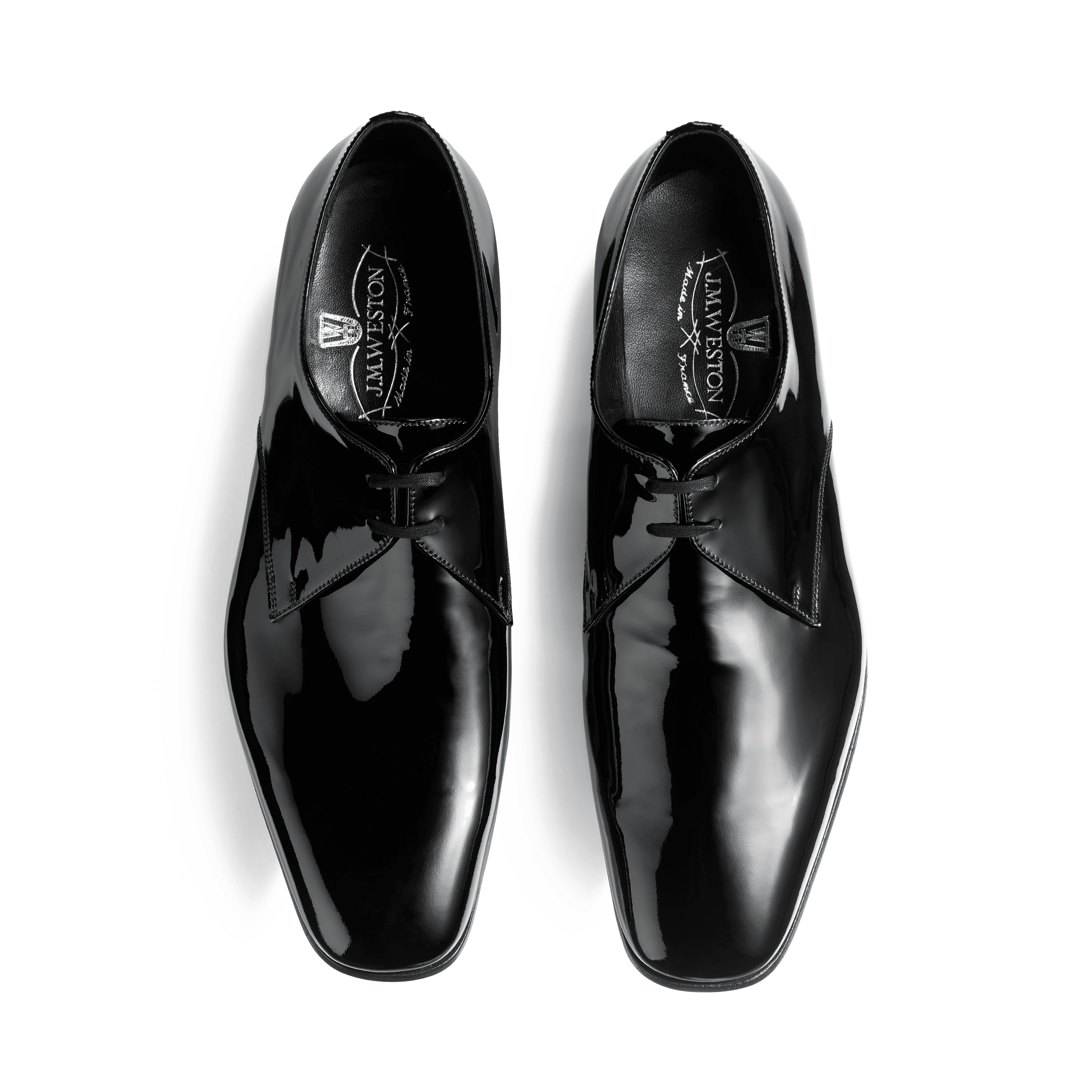 Derby Cannes [homme cuir vernis noir] - Image 3