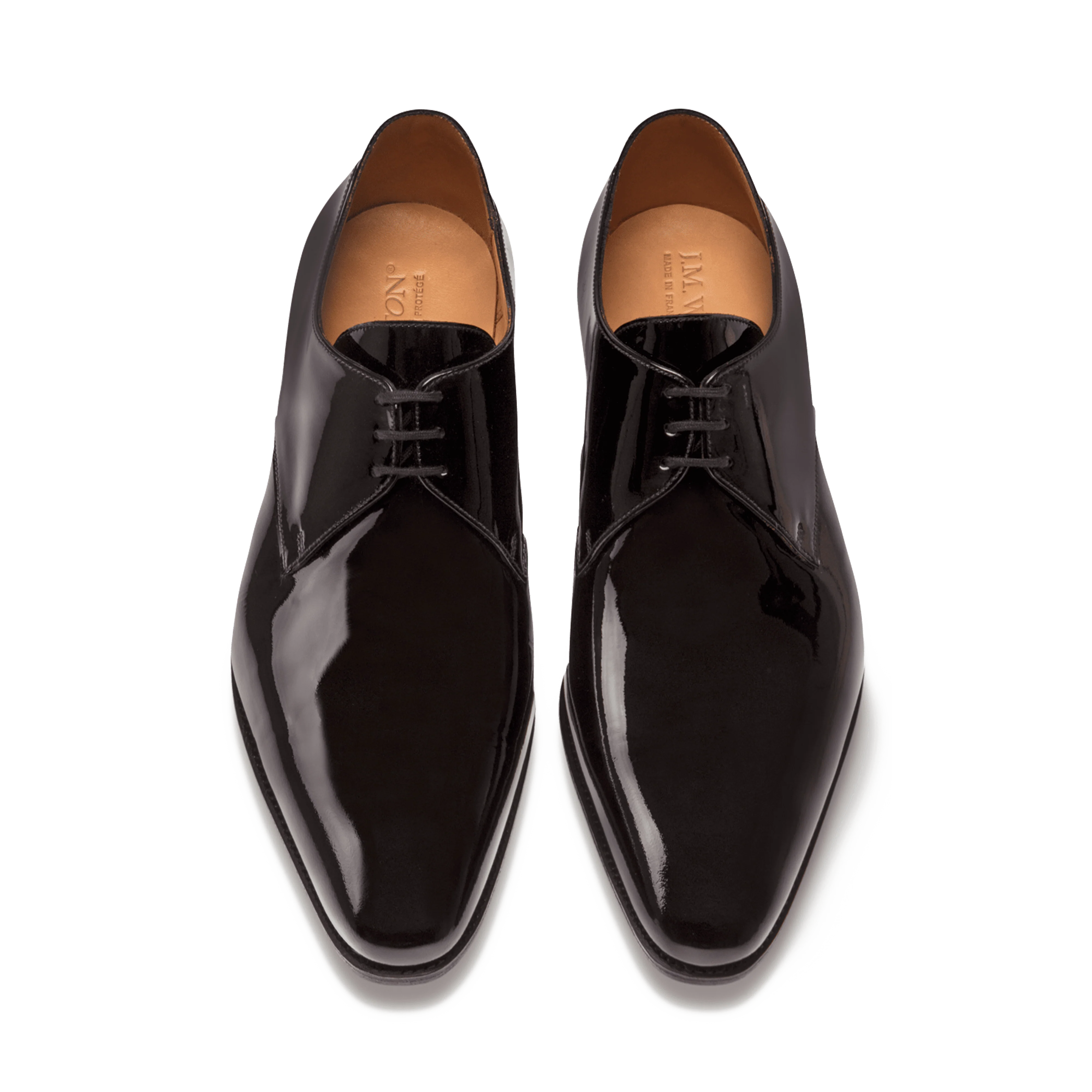 Derby Conti [homme cuir vernis noir] - Image 3