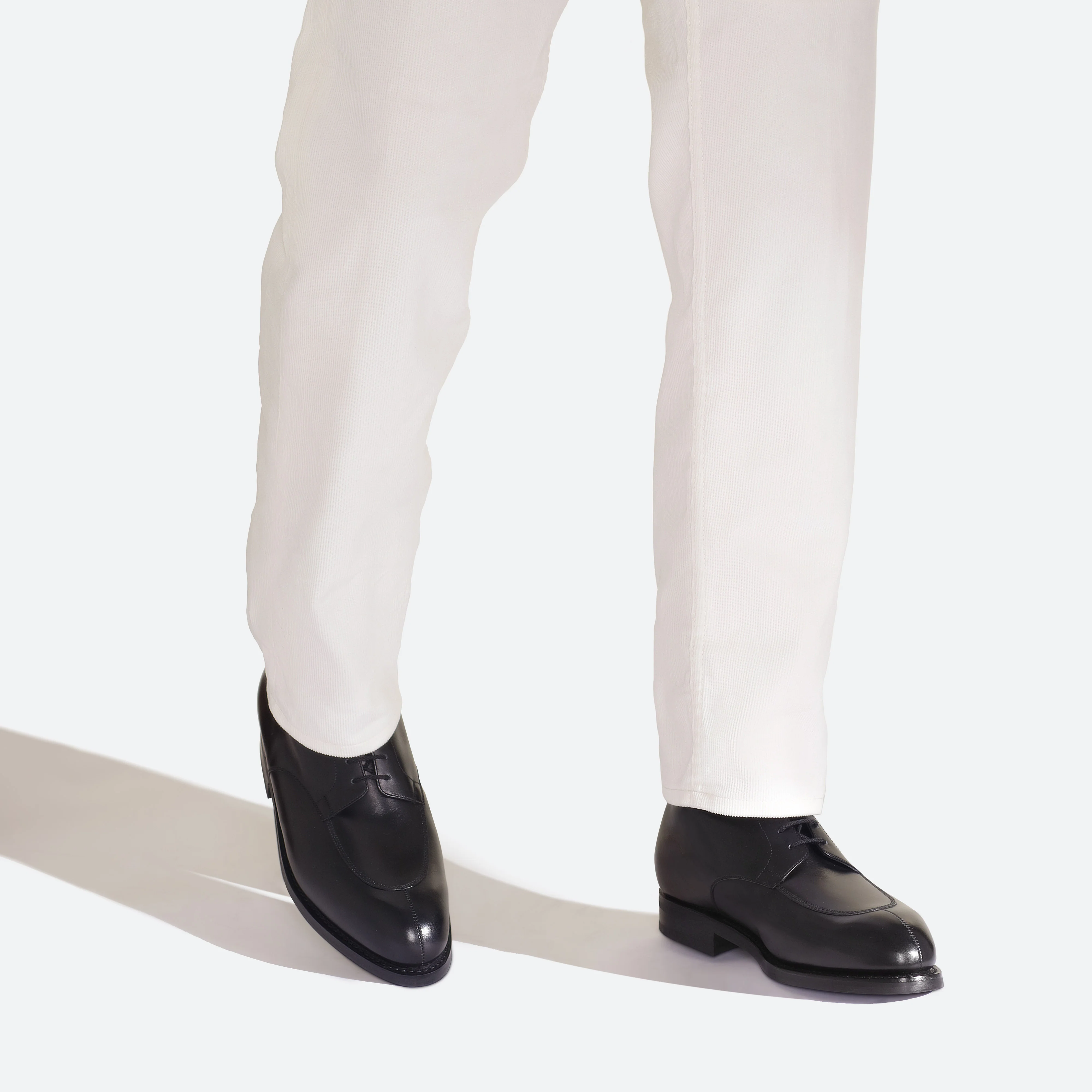 Derby Demi-chasse montant [homme cuir lisse noir] - Image 5