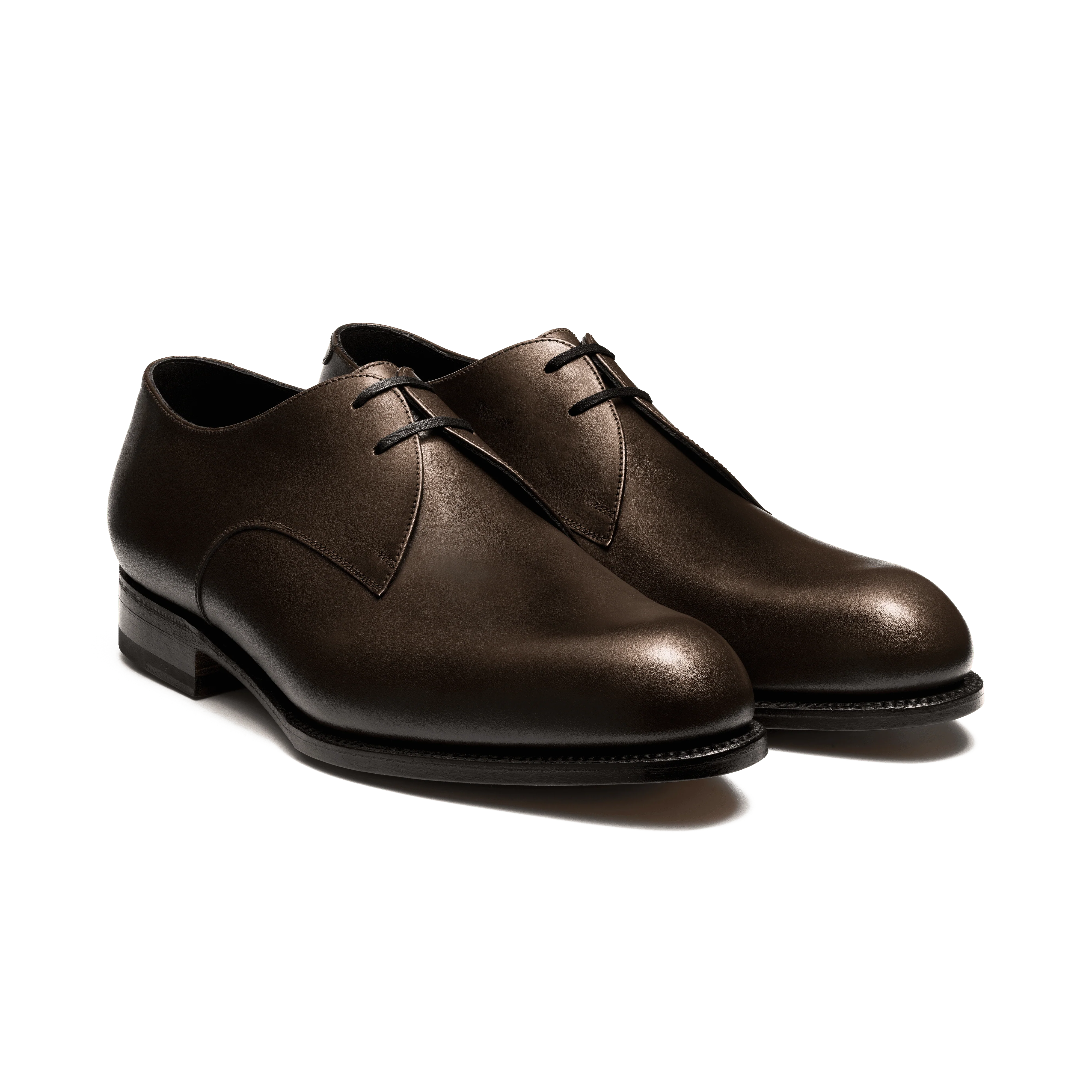 Derby Edouard [homme cuir lisse marron terre d'ombre] - Image 2