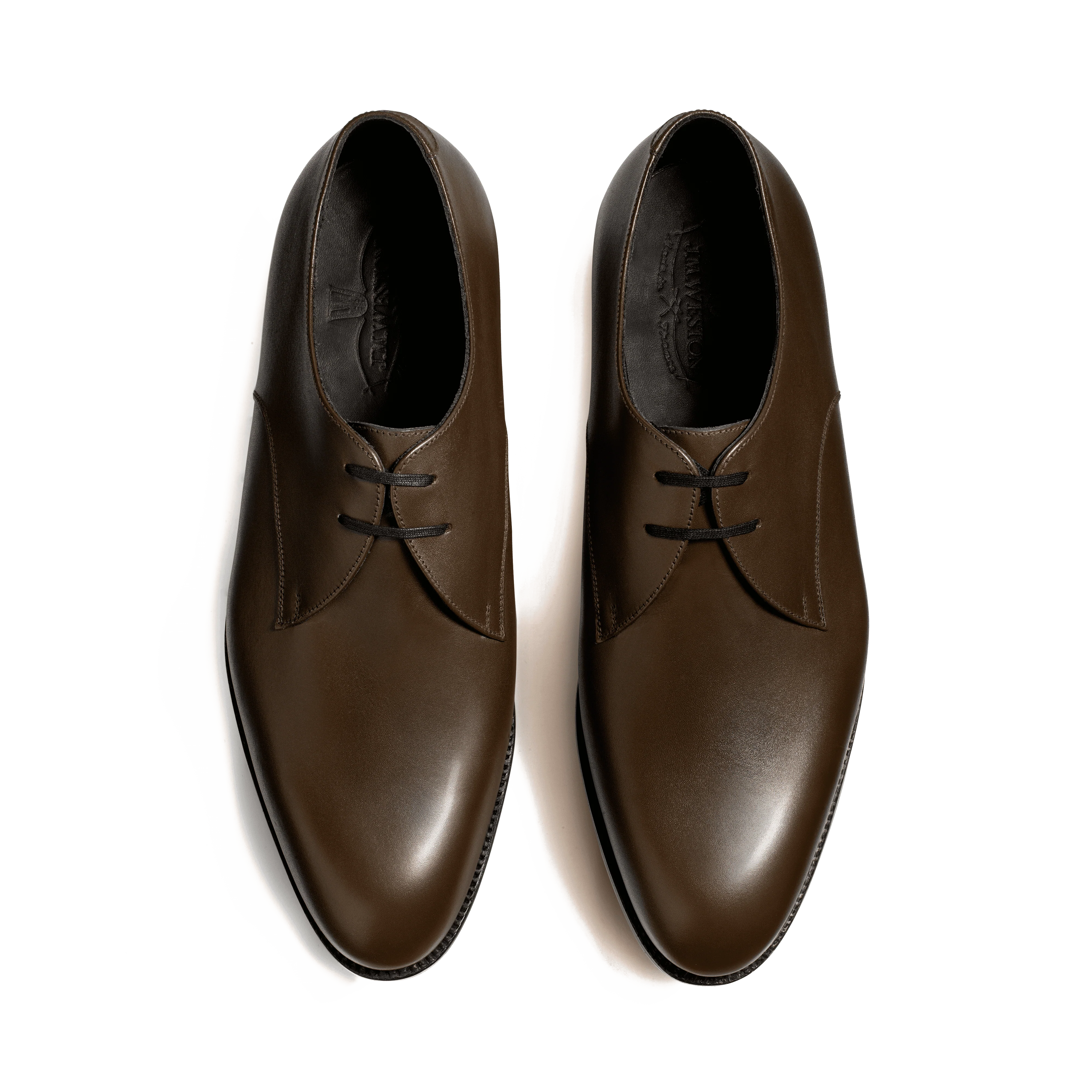 Derby Edouard [homme cuir lisse marron terre d'ombre] - Image 3