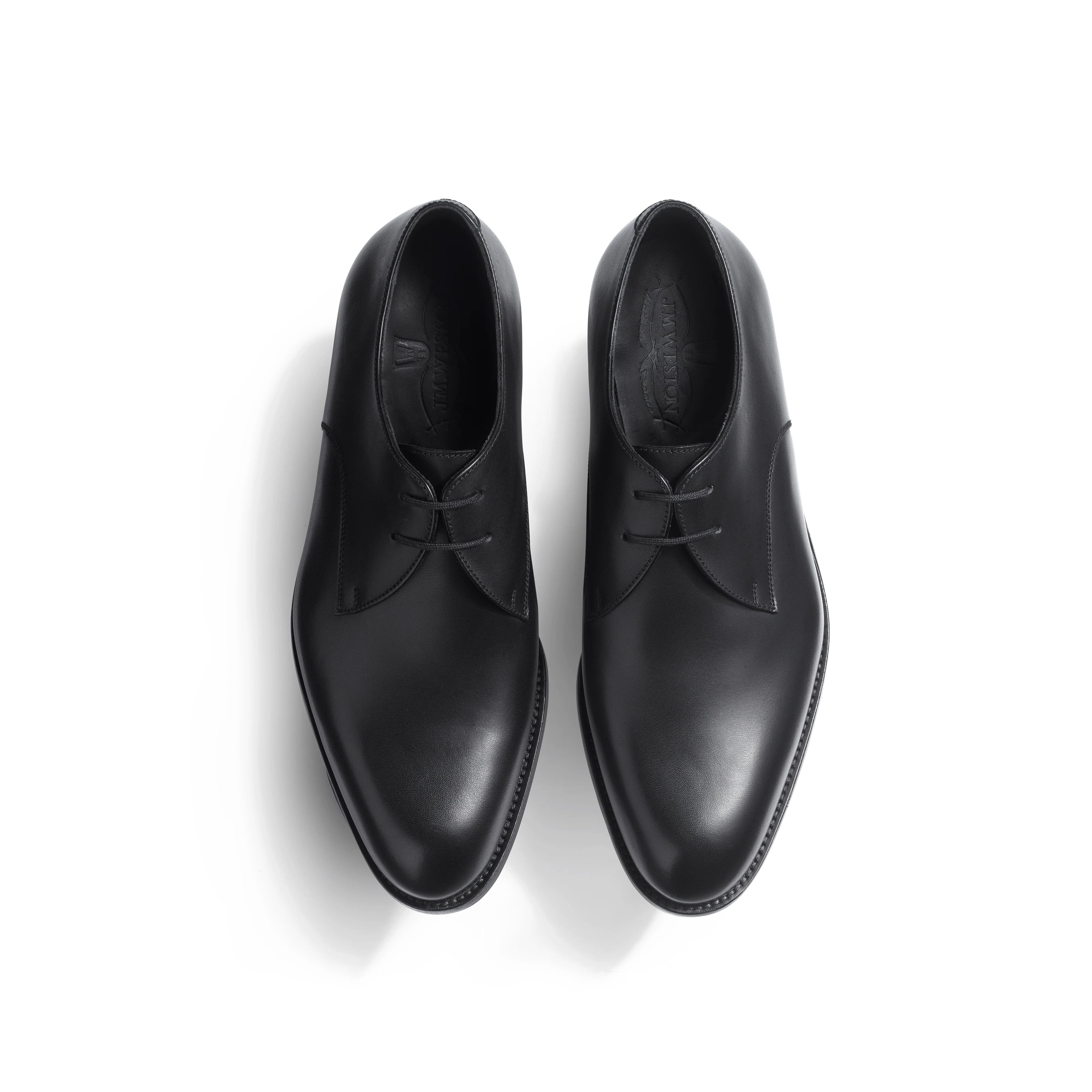 Derby Edouard [femme cuir veau lisse noir] - Image 3
